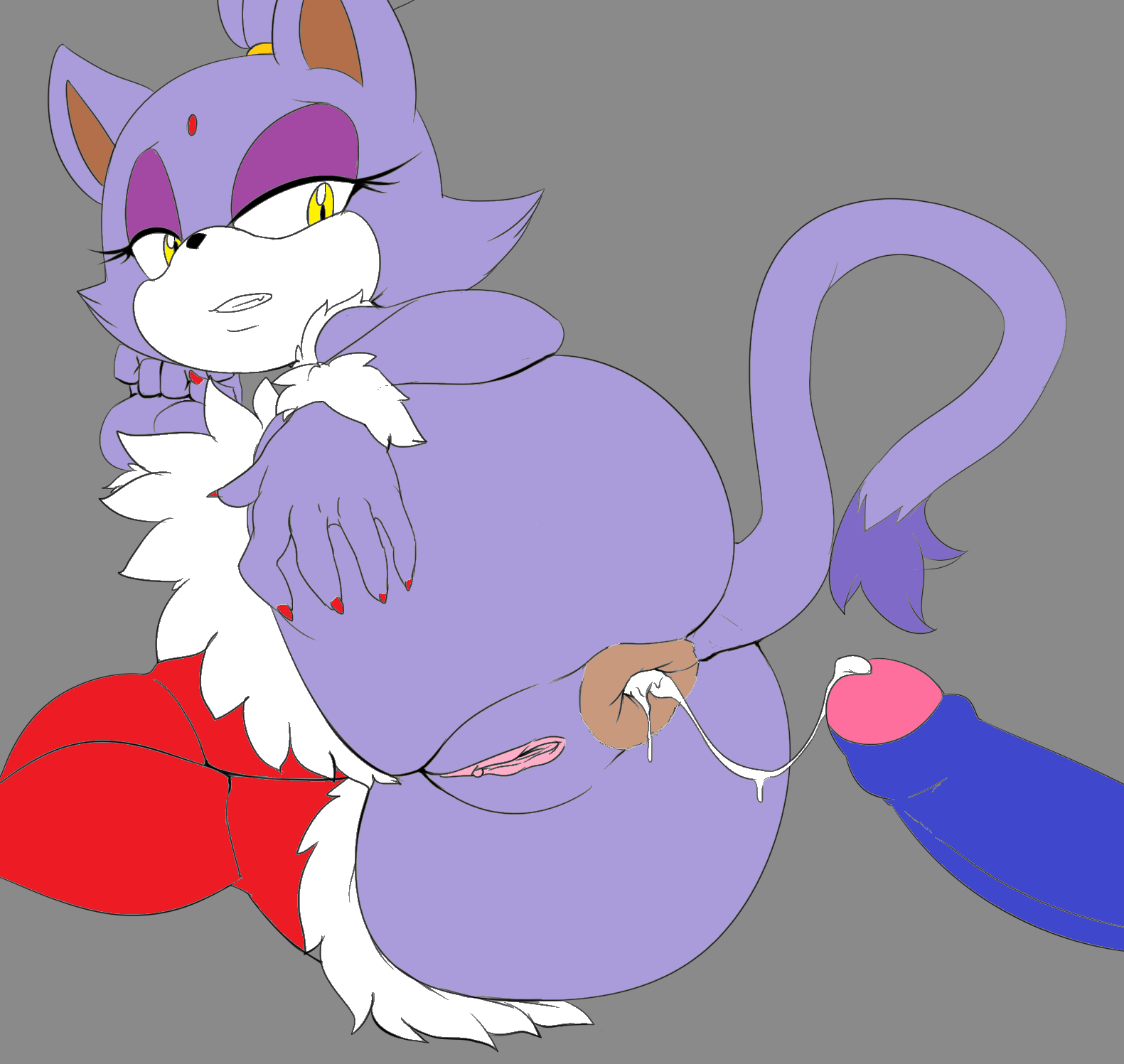 Blaze The Cat Nude