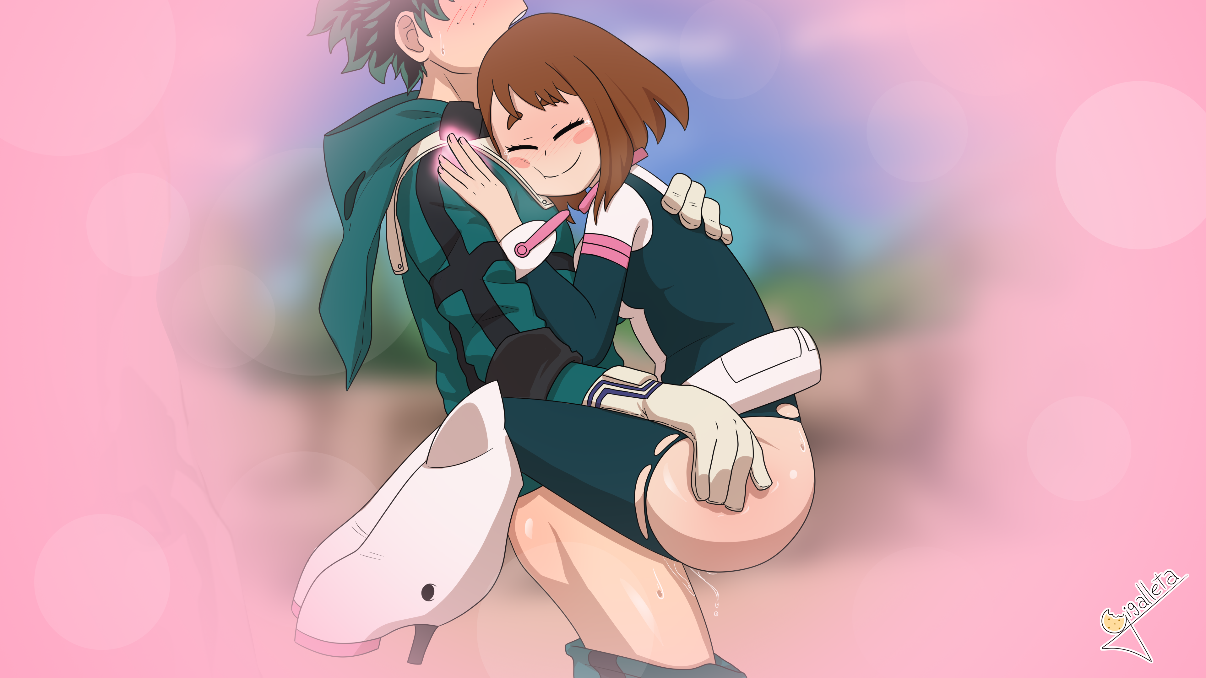 Ochako and inko - shoganight - my hero academia