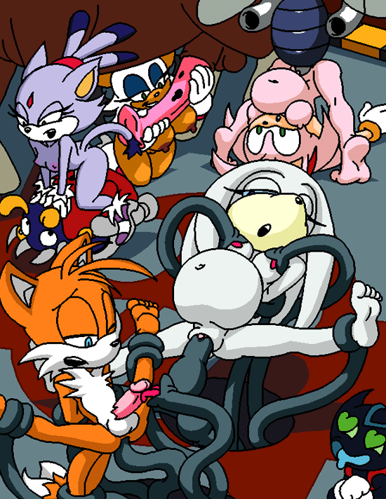 ...blaze the cat, bokkun, rouge the bat, tails, unknown character, zeta the...