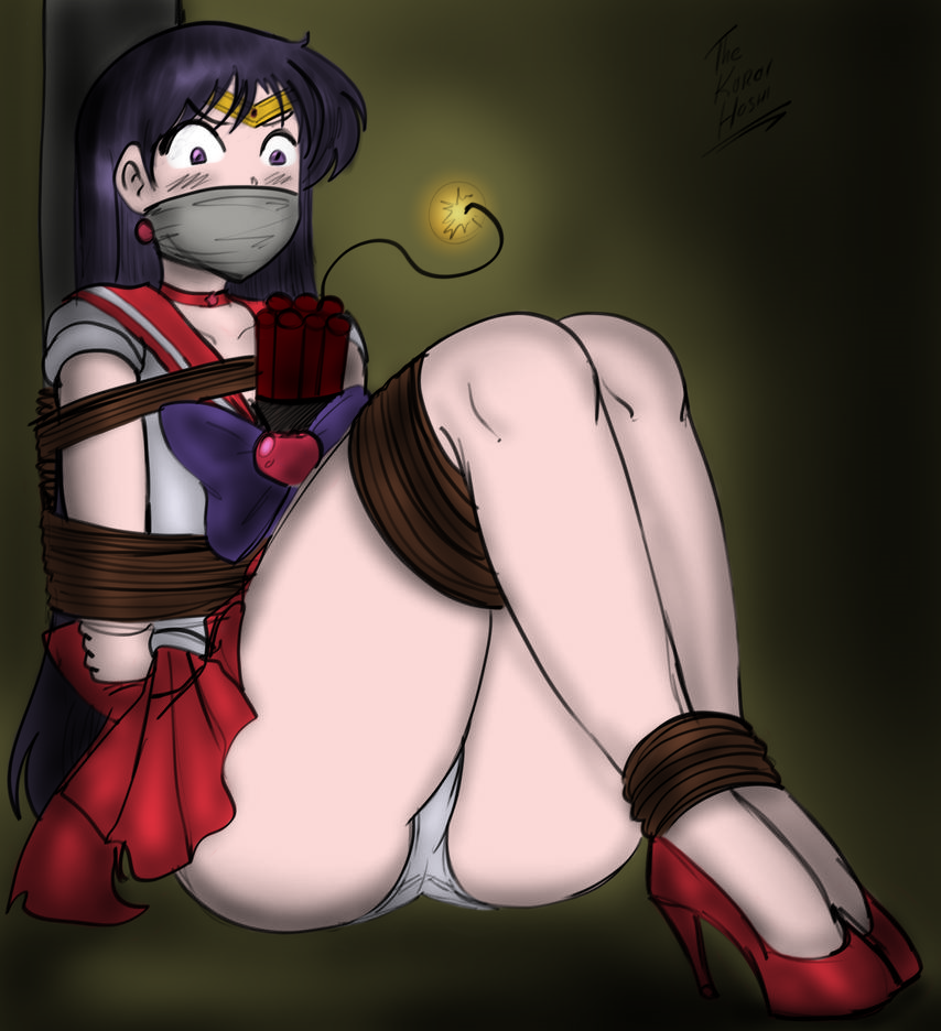 dakuroihoshi, bondage, drawing, fenrilhuarya, gag, 