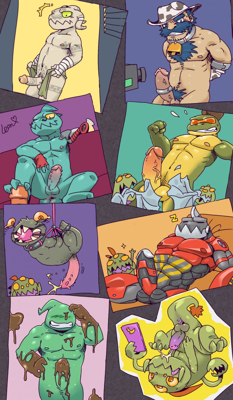 gnaw, slugsdog, clunk, genji the pollen prophet, scoop, skree, awesomenauts, leon, color, alien, amphibian, anus, balls, barefoot, camera, cellphone, cowboy hat, cum, cum on face, cum on self, dirty, erection, eyewear, froggy.g, glasses, hat, human, humanoid penis, locker, lonestar, machine, male, male only, mammal, mechanical, mud, nude, penis, phone, precum, reptile, robot, scalie, selfie, sleeping, unknown species, unusual penis, 