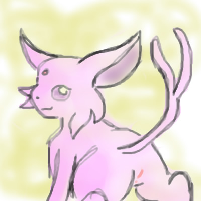 espeon, nintendo, color, female, female only, fur, furry, pokemon, pussy, solo, vulva, 