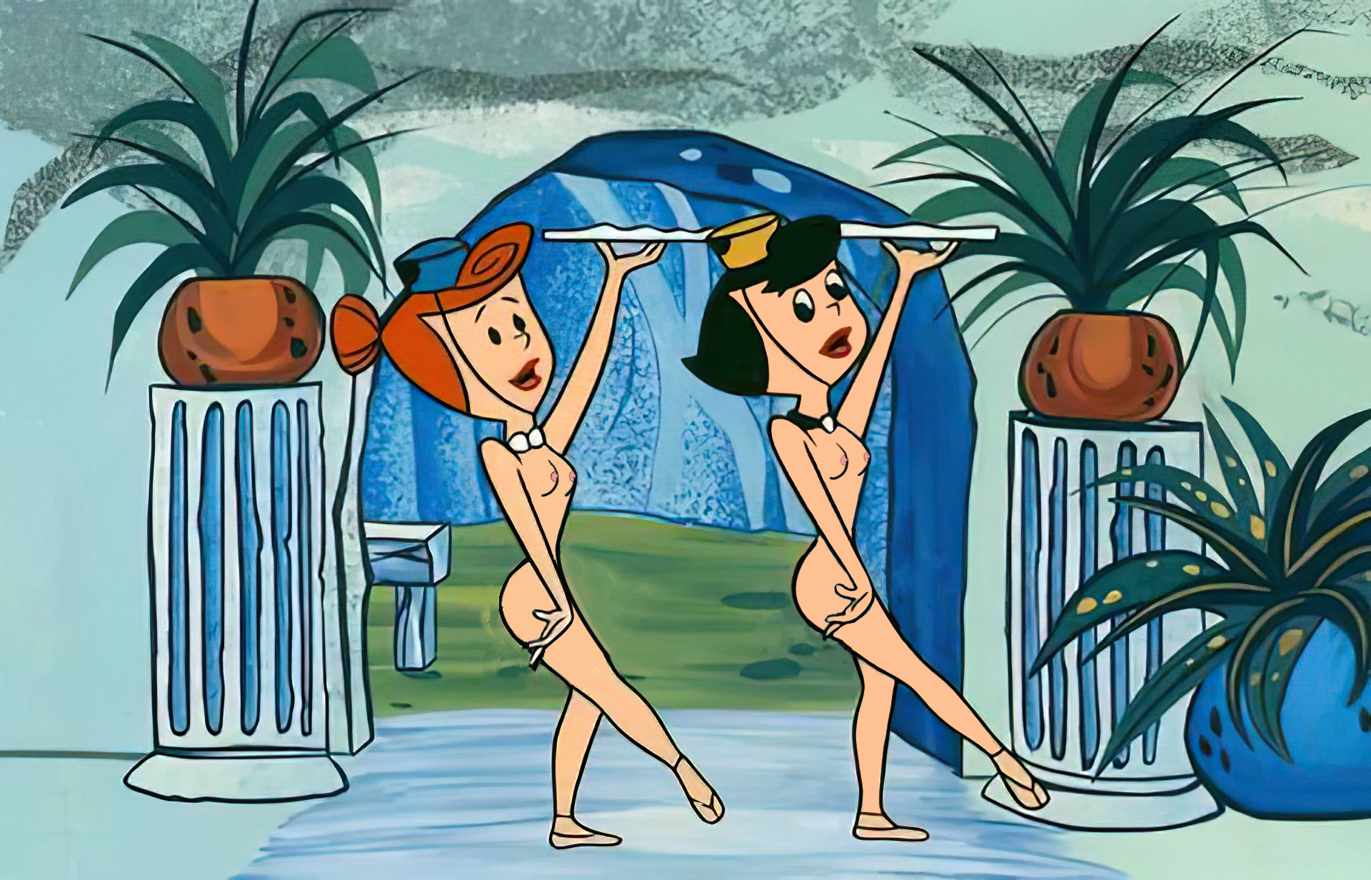 Flintstones naked