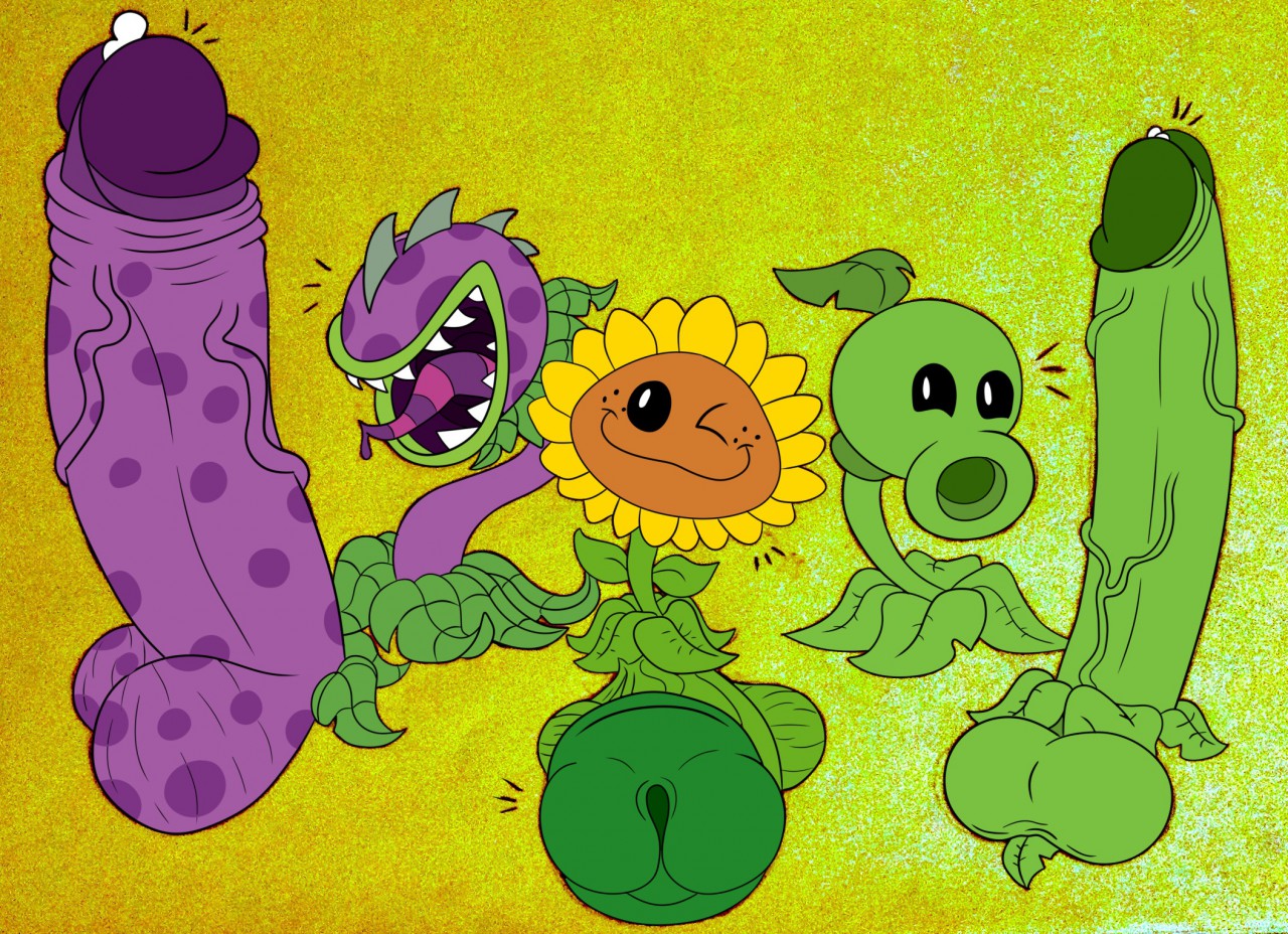 chomper, chomper (pvz), peashooter, sunflower (pvz), plants vs zombies, dig...