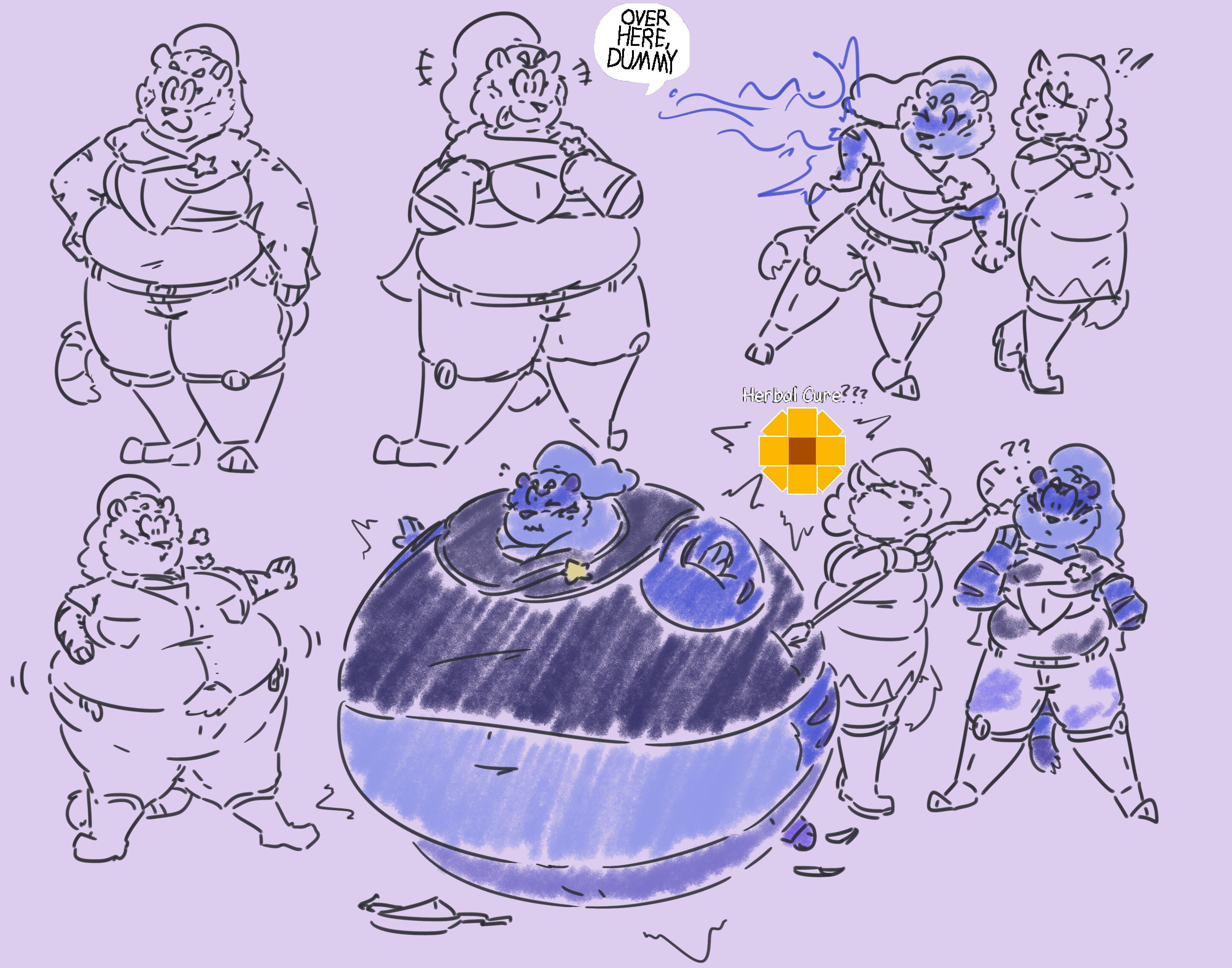 tagme, <b>blueberry</b> inflation, furry, mirrorgs, thick thighs, wide hips.