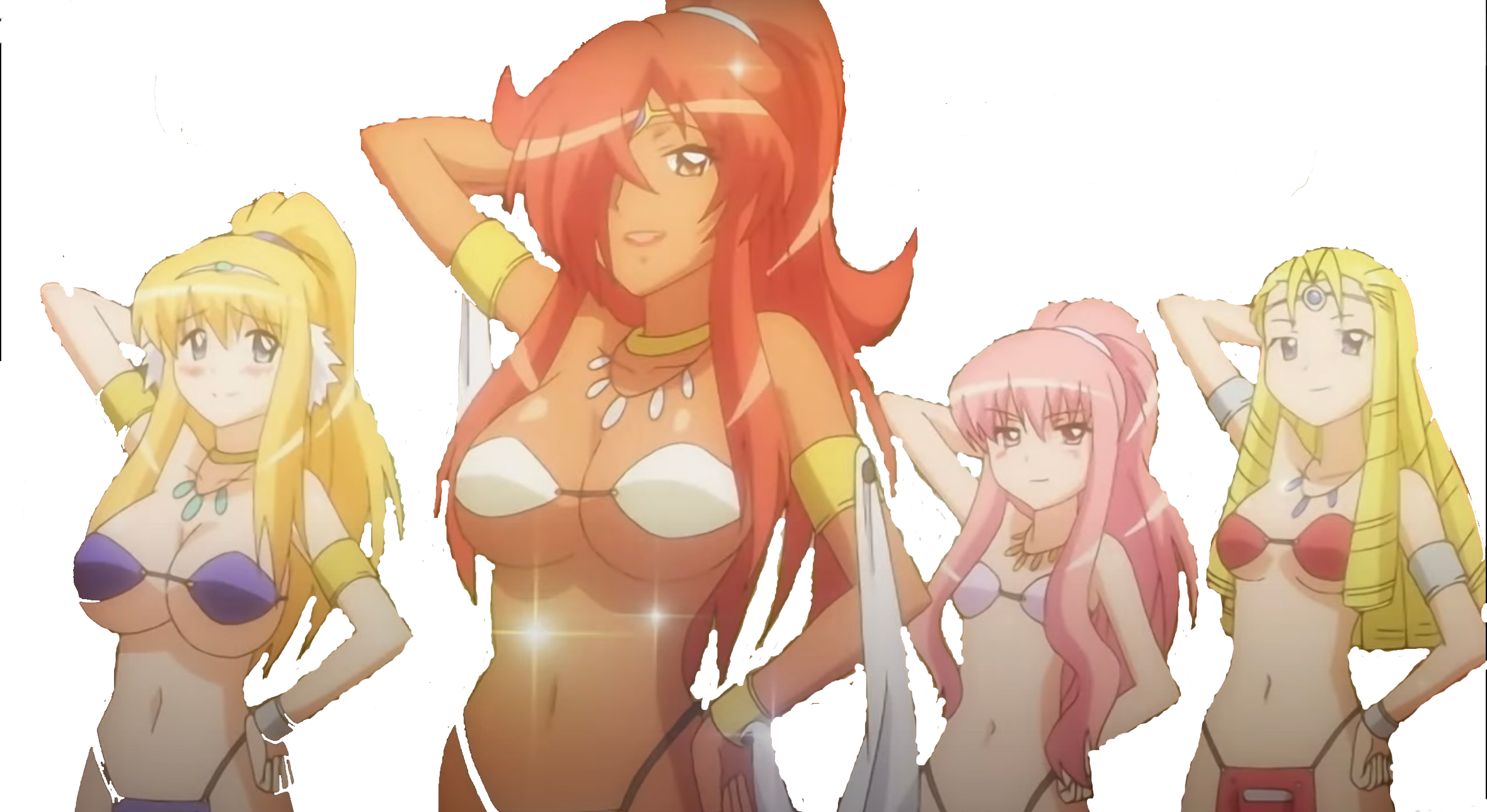 2d 2d_(artwork) 2d_artwork arm_scarf bare_arms bare_legs bare_midriff bare_shoulders bare_thighs belly_button belly_dancer belly_dancer_outfit big_breasts bikini bikini_top blonde_hair blue_bikini blue_bikini_top blue_bra blue_eyes blue_gem blue_gemstone blue_loincloth blue_nacklace blush blush_lines blushing_at_viewer bra bracelet breasts brown_eyes brown_skin brown_skinned_female character_request cleavage collar dancer dancer_outfit ear_muffs eyelashes female gem gem_on_forehead gemstone gold_(metal) gold_bracelets gold_collar gold_jewelry gold_necklace gold_neckwear golden_bracelets golden_collar golden_necklace golden_neckwear green_necklace green_neckwear grey_eyes half_naked harem harem_girl harem_girls harem_jewelry harem_outfit head_gem headband headgear headwear highlights highlights_(coloring) hourglass_figure hourglass_figured_female inner_sideboob kirche_augusta_frederica_von_anhalt_zerbst light-skinned_female light_skin lipstick loincloth long_hair long_ponytail louise_francoise_le_blanc_de_la_valliere medium_boobs medium_breasts midriff montmorency_margarita_la_fere_de_montmorency navel necklace overboob pink_eyes pink_hair png ponytail red_bikini red_bikini_top red_bra red_hair red_lips red_lipstick red_loincloth scarf series_request sideboob silver_bracelet silver_headband slave slave_bikini slave_collar slave_girl slave_outfit small_boobs small_breasts sparkles tan_skin tan_skinned_female thick_thighs tiffania_westwood transparent_background transparent_png underboob white_bea white_bikini white_bikini_top white_hairband white_loincloth white_neckwear white_scarf white_skin white_skinned_female zero_no_tsukaima