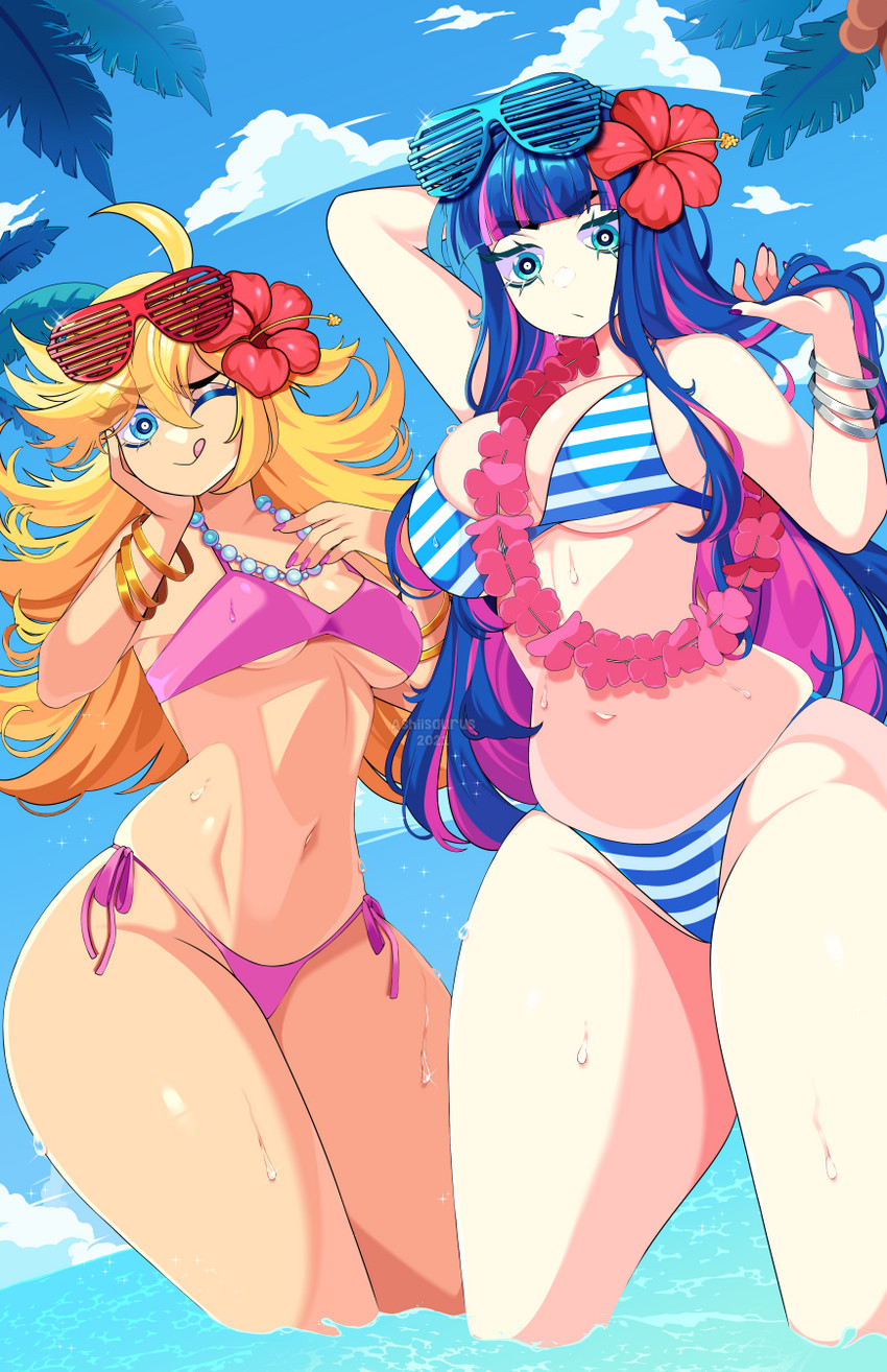 Panty and stocking beach
