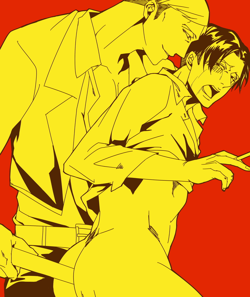 erwin smith, levi, <b>attack</b> on <b>titan</b>, tagme, male, male only, multiple males,...