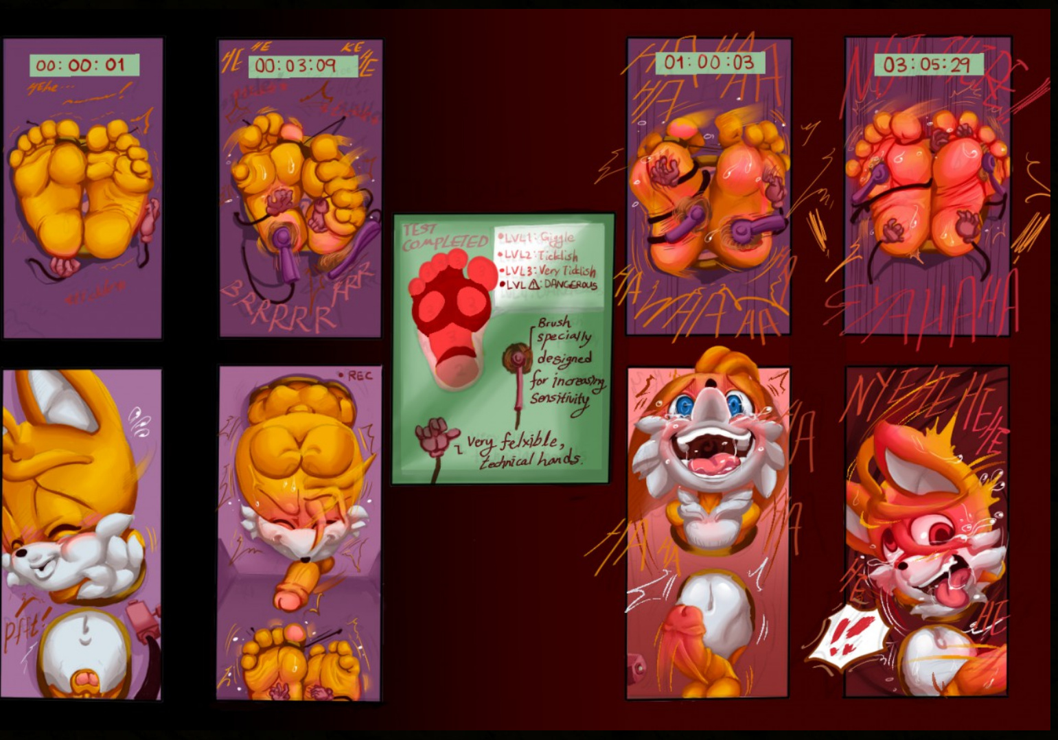 Tails tickle machine r34