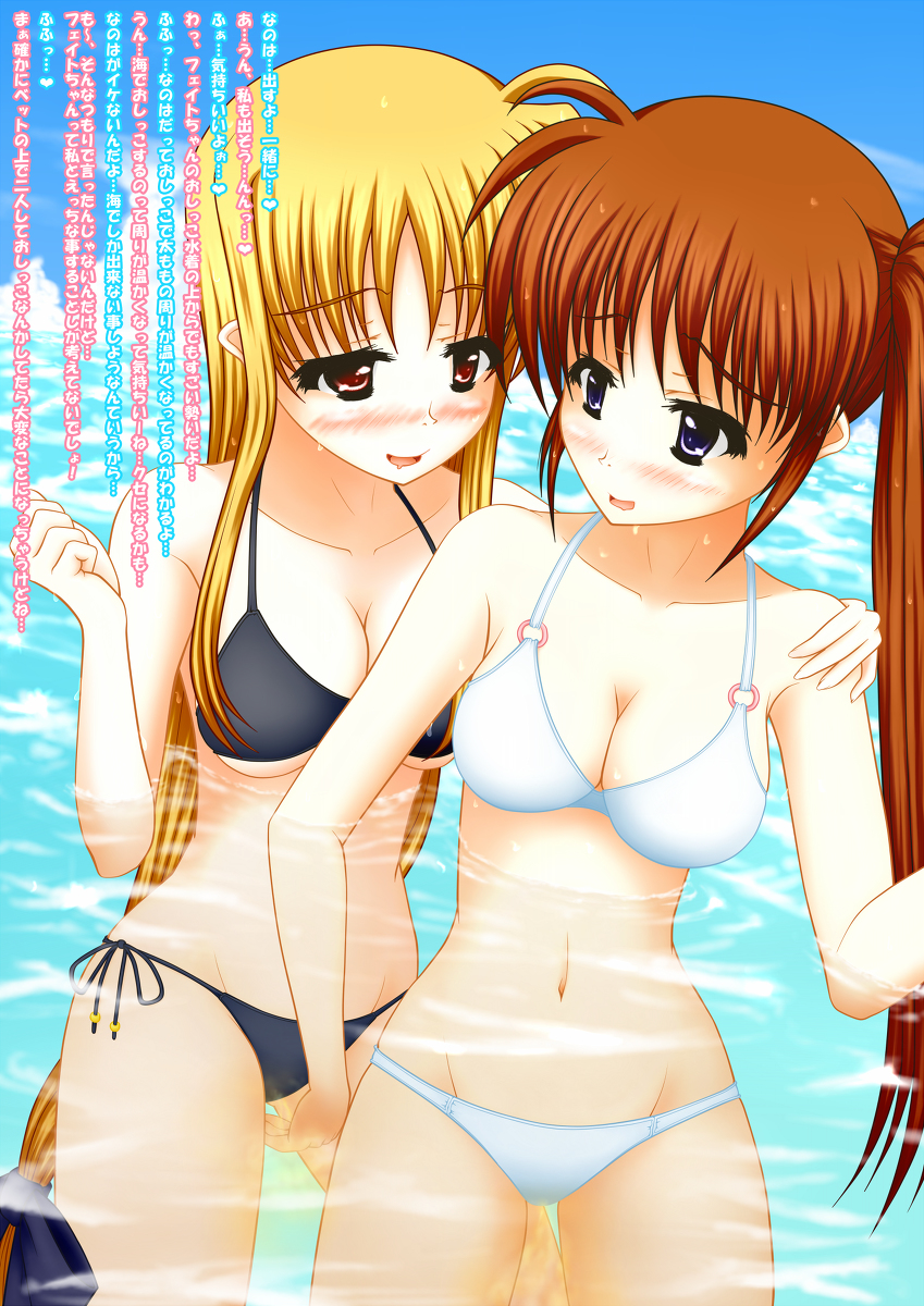 Rule34 - If it exists, there is porn of it  artist request, fate  testarossa, takamachi nanoha  218251