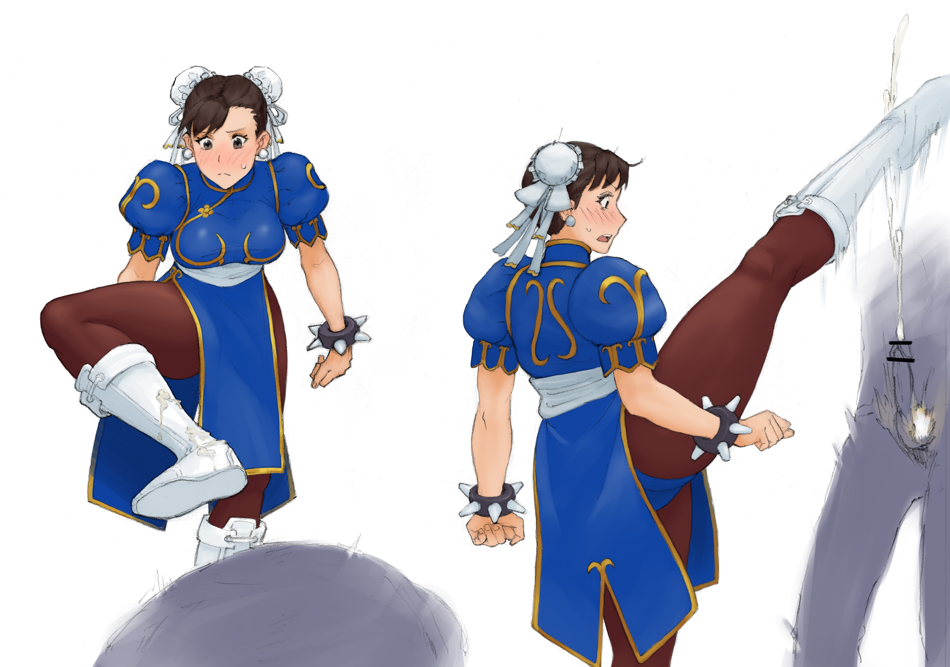 Chun li ballbusting