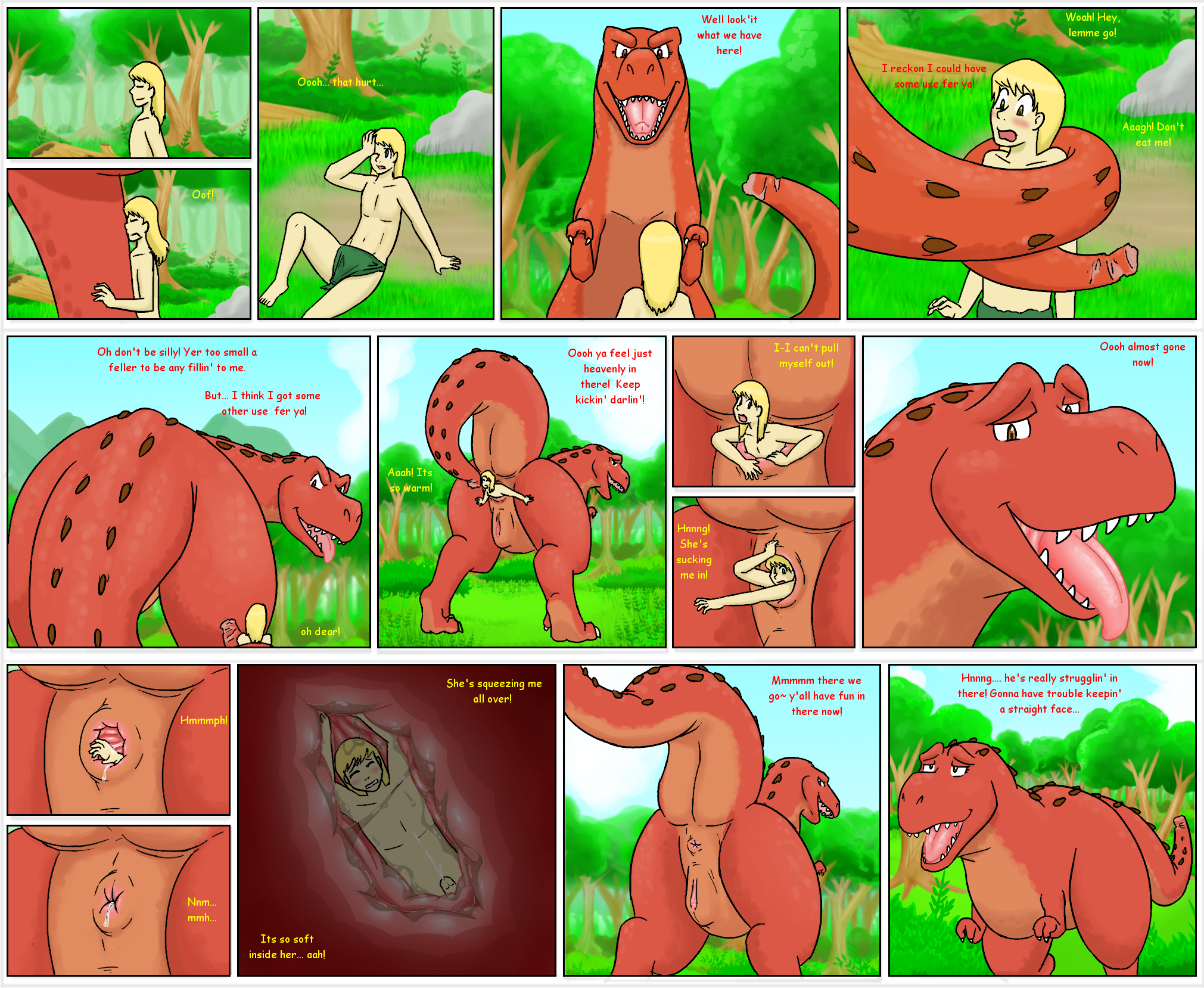 Dinosaur comic anal vore porn