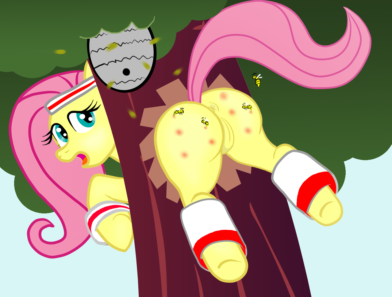 Rule34 - If it exists, there is porn of it / b.sting, fluttershy (mlp),  sting / 2101670