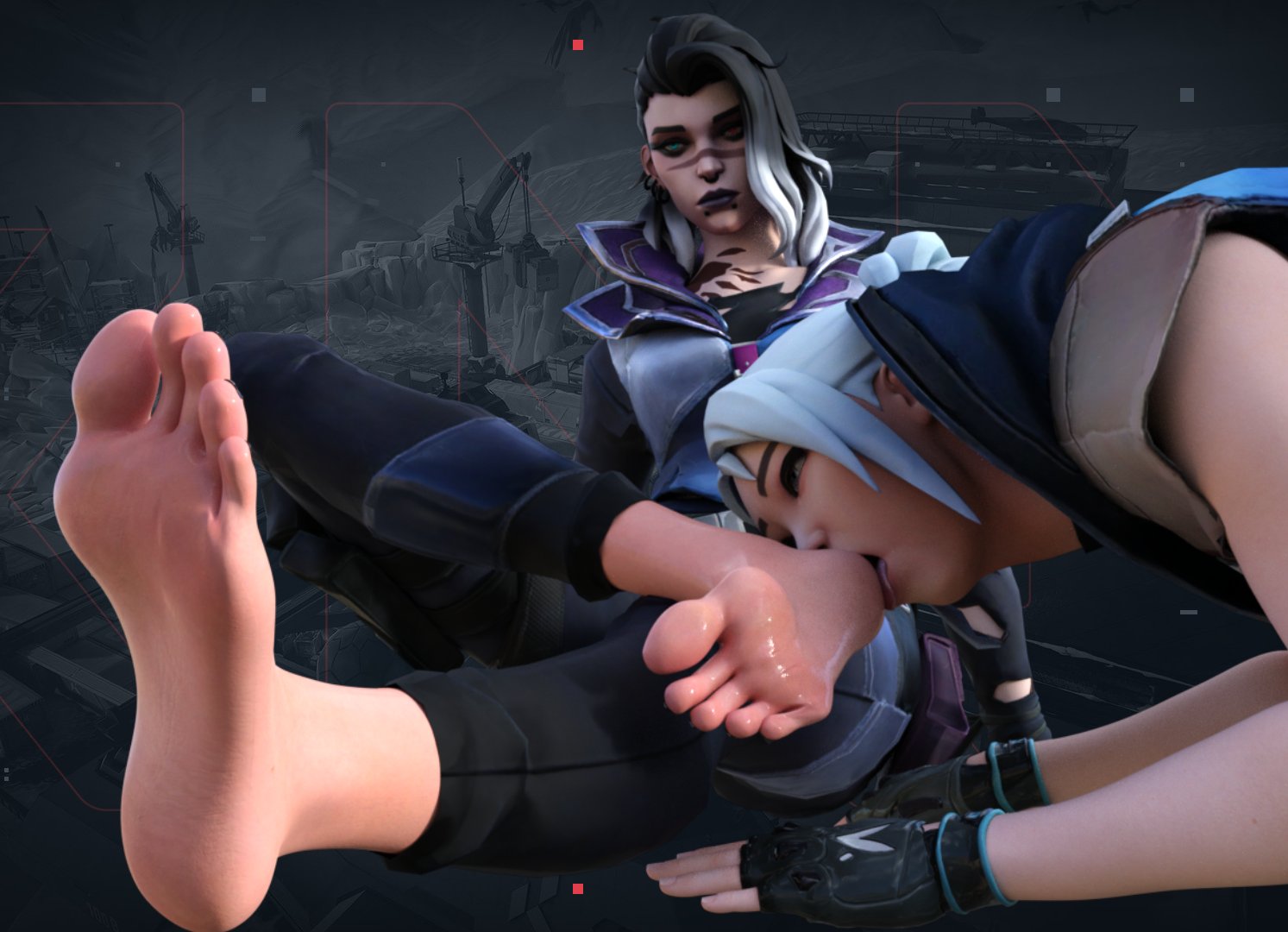 Valorant jett feet
