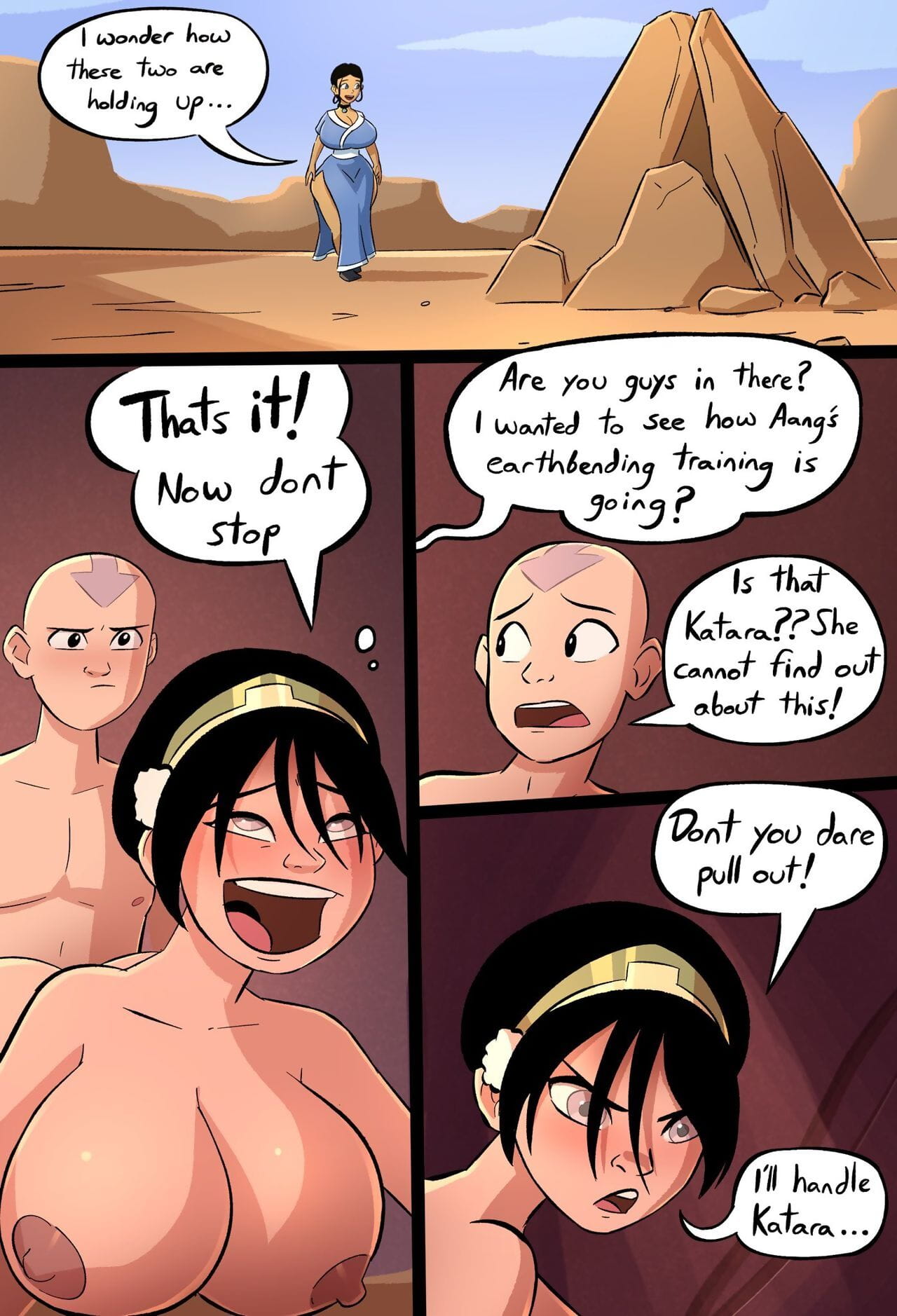 Rule34 - If it exists, there is porn of it  aang, katara, toph bei fong   6590634