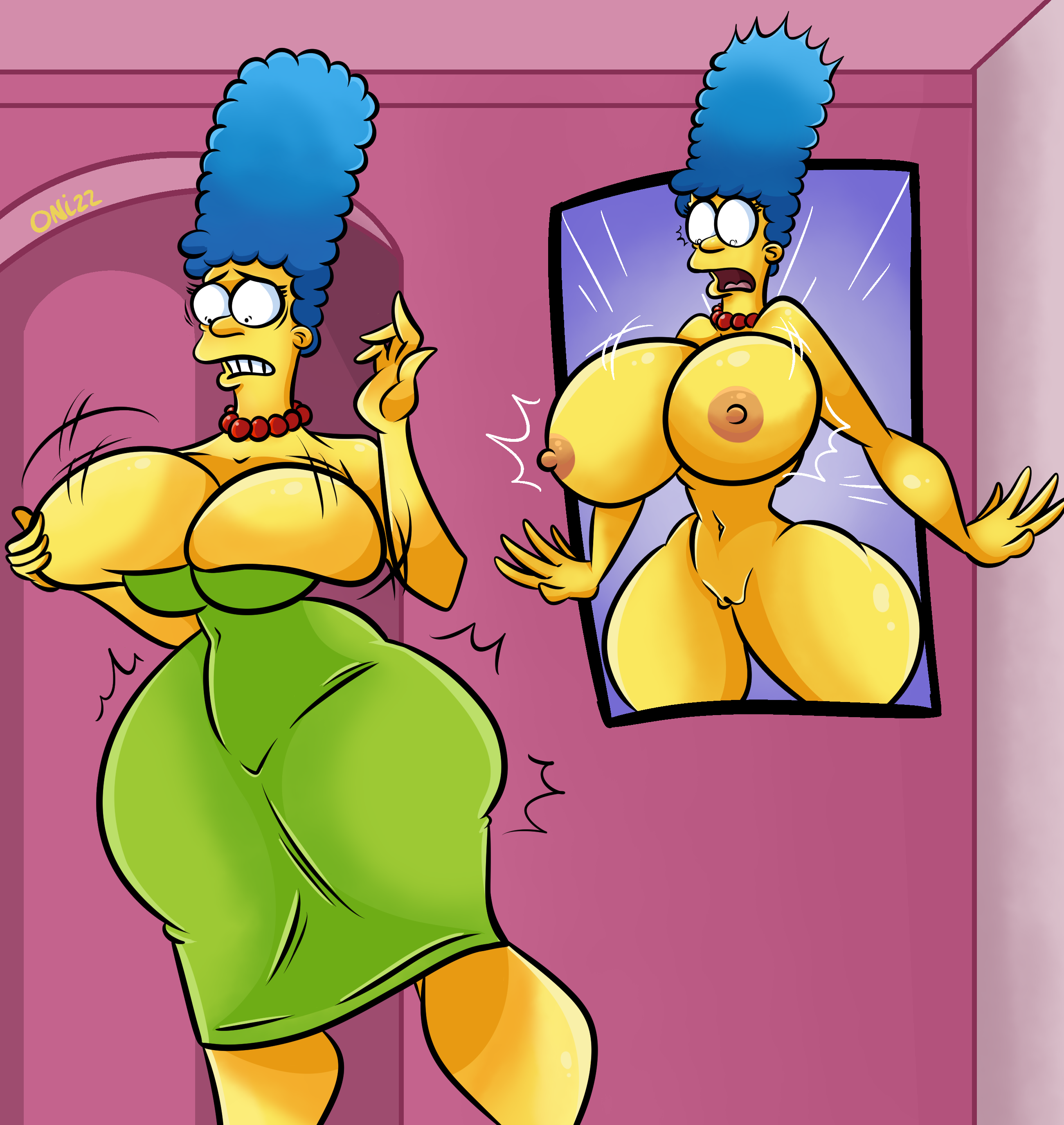 Marge simpson thick