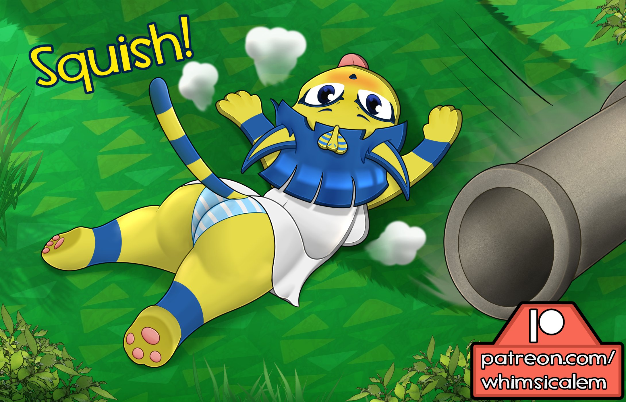 ankha, tagme, big ass, big breasts, breasts, bubble butt, female, whimsicalem28, 