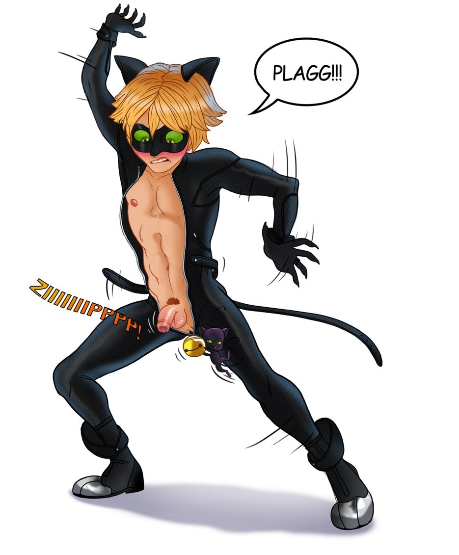 Chat noir nude