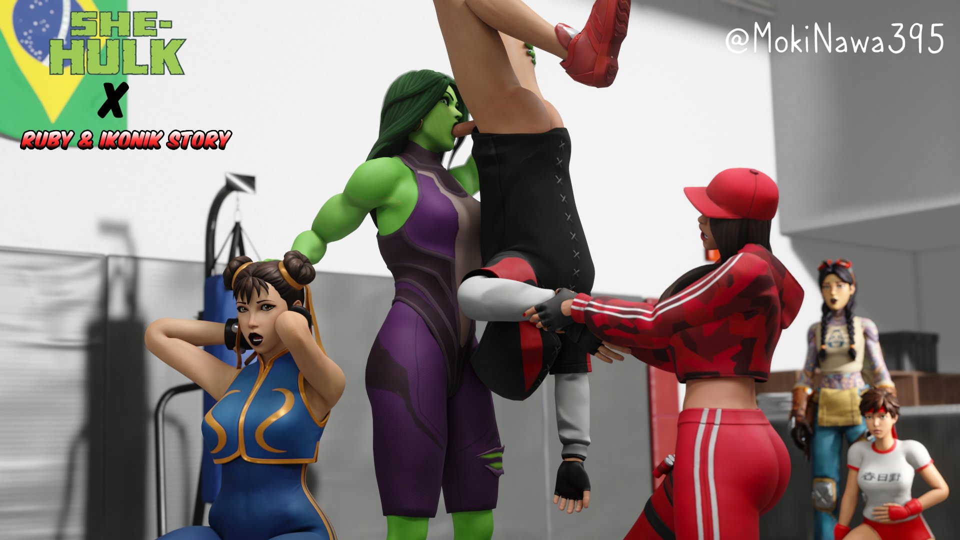 Rule34 - If it exists, there is porn of it / chun-li, jennifer walters,  ruby (fortnite), sakura kasugano, she-hulk / 6939287