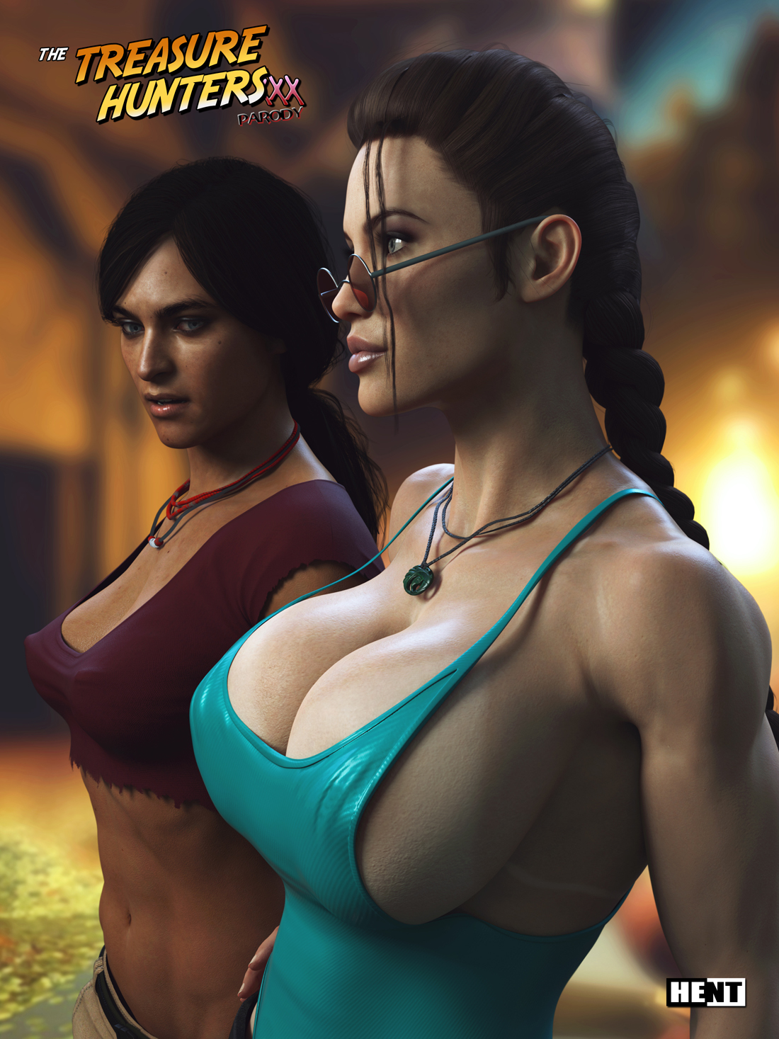 Rule34 - If it exists, there is porn of it / hent, chloe frazer, lara croft,  lara croft (classic) / 6816123