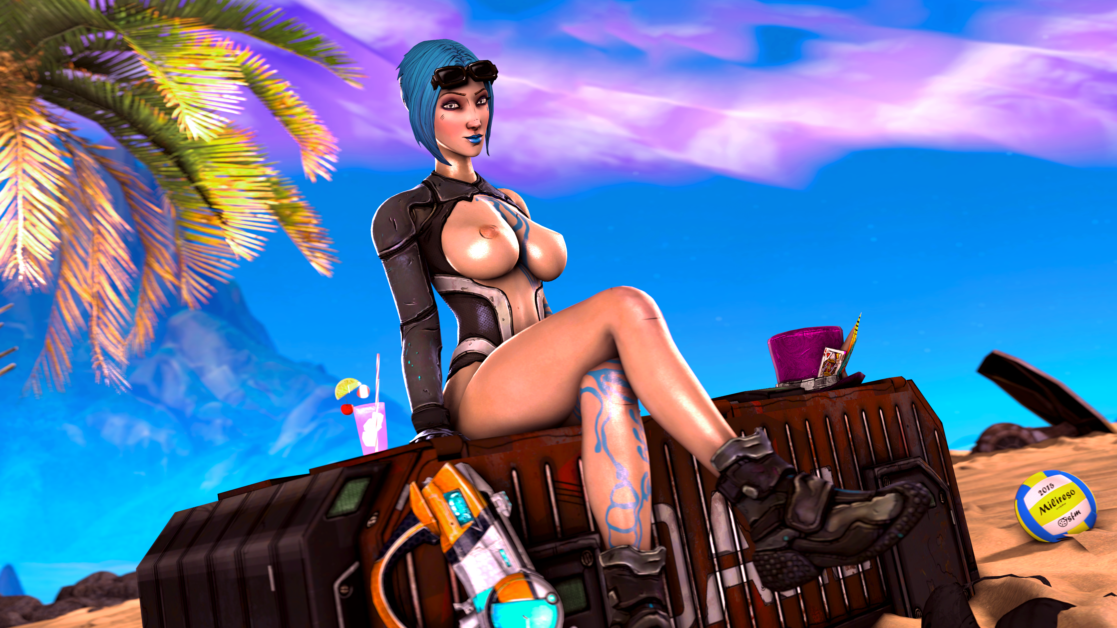 maya, borderlands, source filmmaker, 1girls, big ass, female, female only, thick thighs, venom rhys, wide hips, 