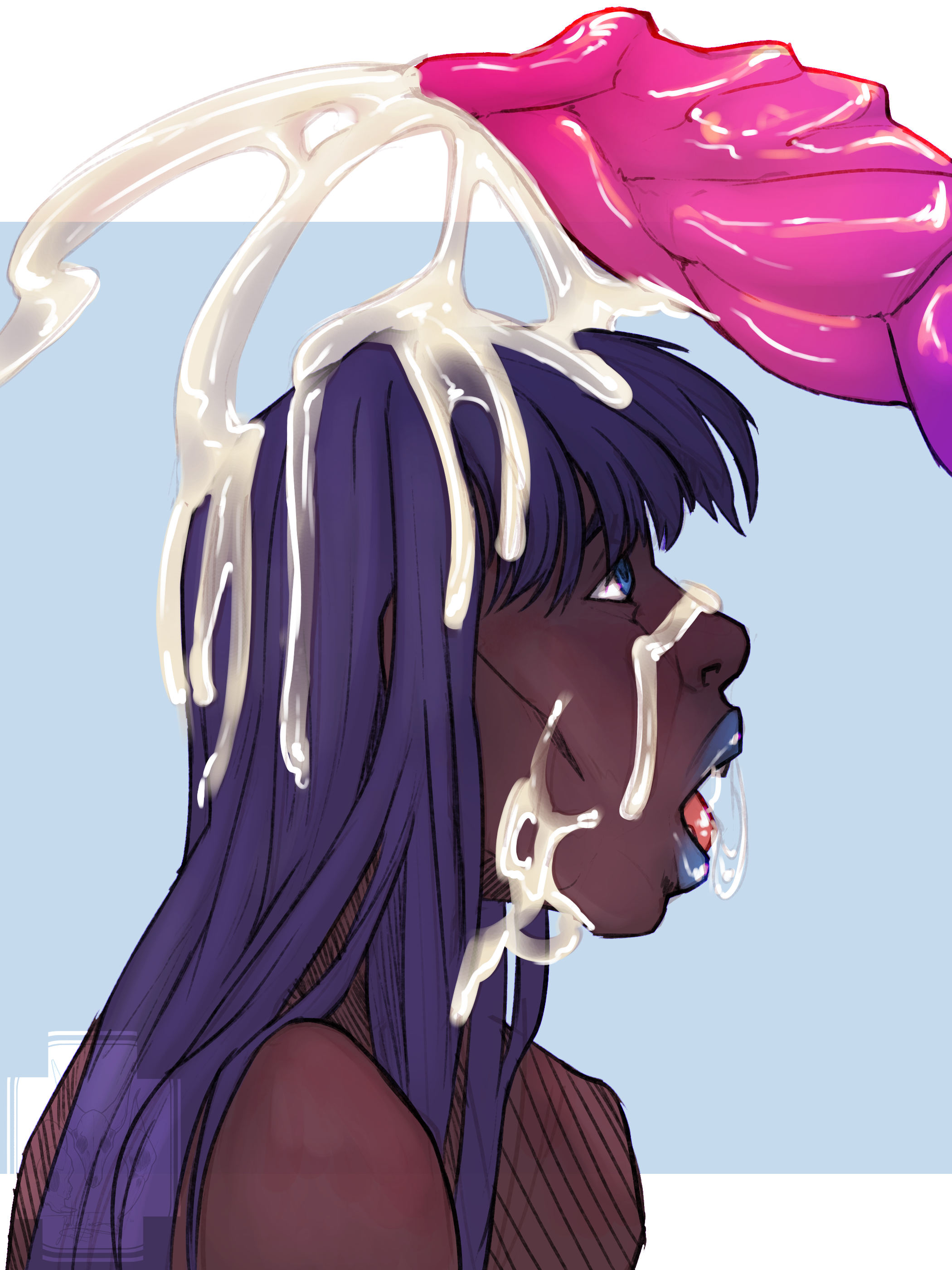 1boy 1girls absurd_res bodily_fluids cum cum_in_hair cum_on_face cum_on_penis excessive_cum excessive_genital_fluids female feral generation_1_pokemon genital_fluids genitals hair hi_res human hybrid_genitalia hybrid_penis knot male male/female male_pokemon/female_human mammal nidoking nintendo penis pokemon pokemon_(species) pokephilia unusual_anatomy unusual_genitalia unusual_penis zoophilia