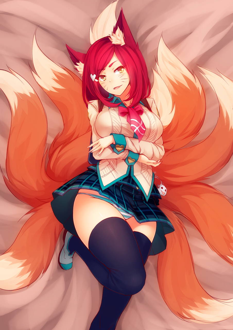 Rule34 - If it exists, there is porn of it  kerasu, ricegnat, academy ahri,  ahri  156692