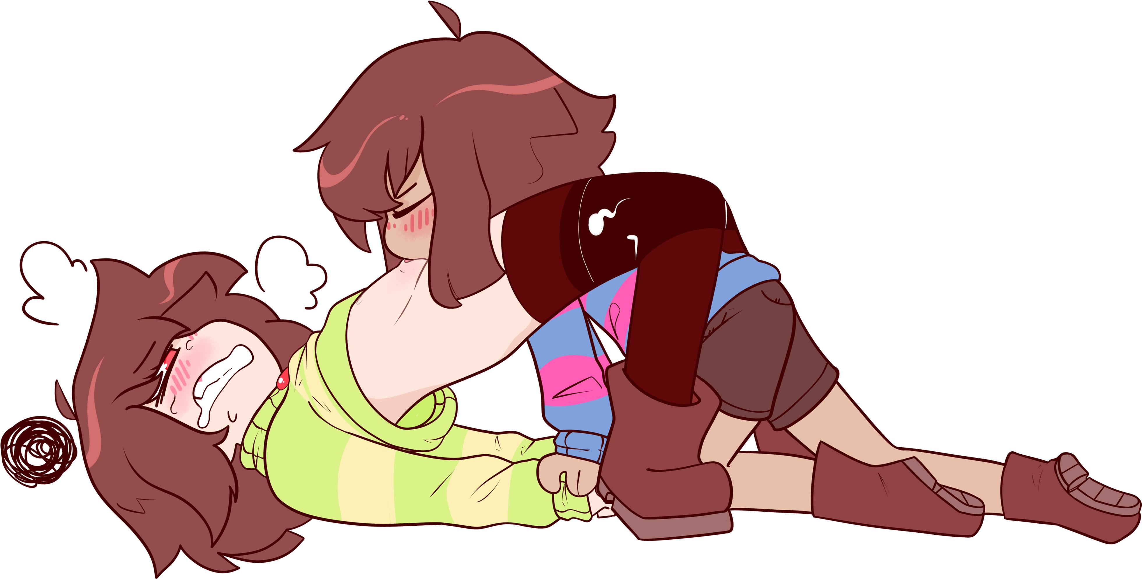 Experience the Undeniable Allure of Chara from Undertale in Rule 34 Gallery