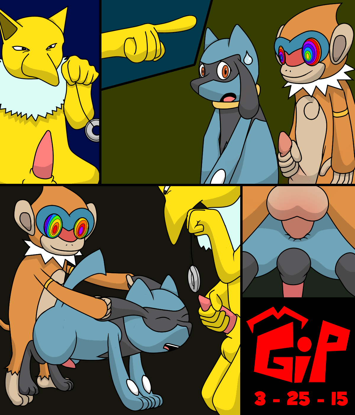 Rule34 - If it exists, there is porn of it / hypno, monferno, riolu / 158898