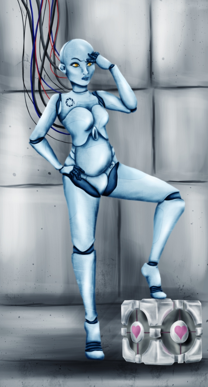maszrum, glados, portal (series), tagme, 
