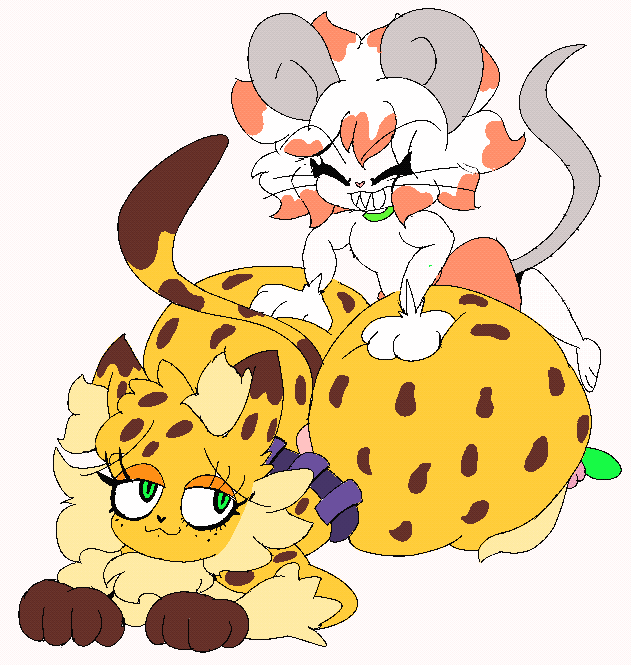 age_difference anal anal_sex animal_humanoid animal_print animated anthro ass assjob balls belt big_ass big_balls big_breasts big_butt big_muscles big_penis breasts buttjob closed_eyes clothing collar covered_assjob covered_buttjob domestic_cat duo evil_grin evil_look felid feline felis female footwear fur genitals hair hot_dogging huge_ass huge_balls huge_breasts huge_butt huge_cock huge_muscles humanoid hyper hyper_ass hyper_butt hyper_genitalia hyper_muscles hyper_penis lea_(rogywantscoffee) leopard leopard_cat leopard_print leopard_spots looking_at_another looking_back looking_pleasured male male/female male/male mammal mammal_humanoid merry_noel_(rogywantscoffee) mouse mouse_ears mouse_tail multicolored_body multicolored_fur multicolored_hair murid murine muscles muscular muscular_anthro muscular_thighs nude pantherine penetration penile penile_penetration penis penis_in_ass predator/prey predator_penetrated prey_dom_predator_sub prey_penetrating_predator prionailurus rat rat_ears rat_tail rodent rogywantscoffee seductive sex sexyvampireloverrogy sharp_teeth shoes simple_background size_difference smile spots tail teeth whiskers white_background white_body white_fur wide_hips
