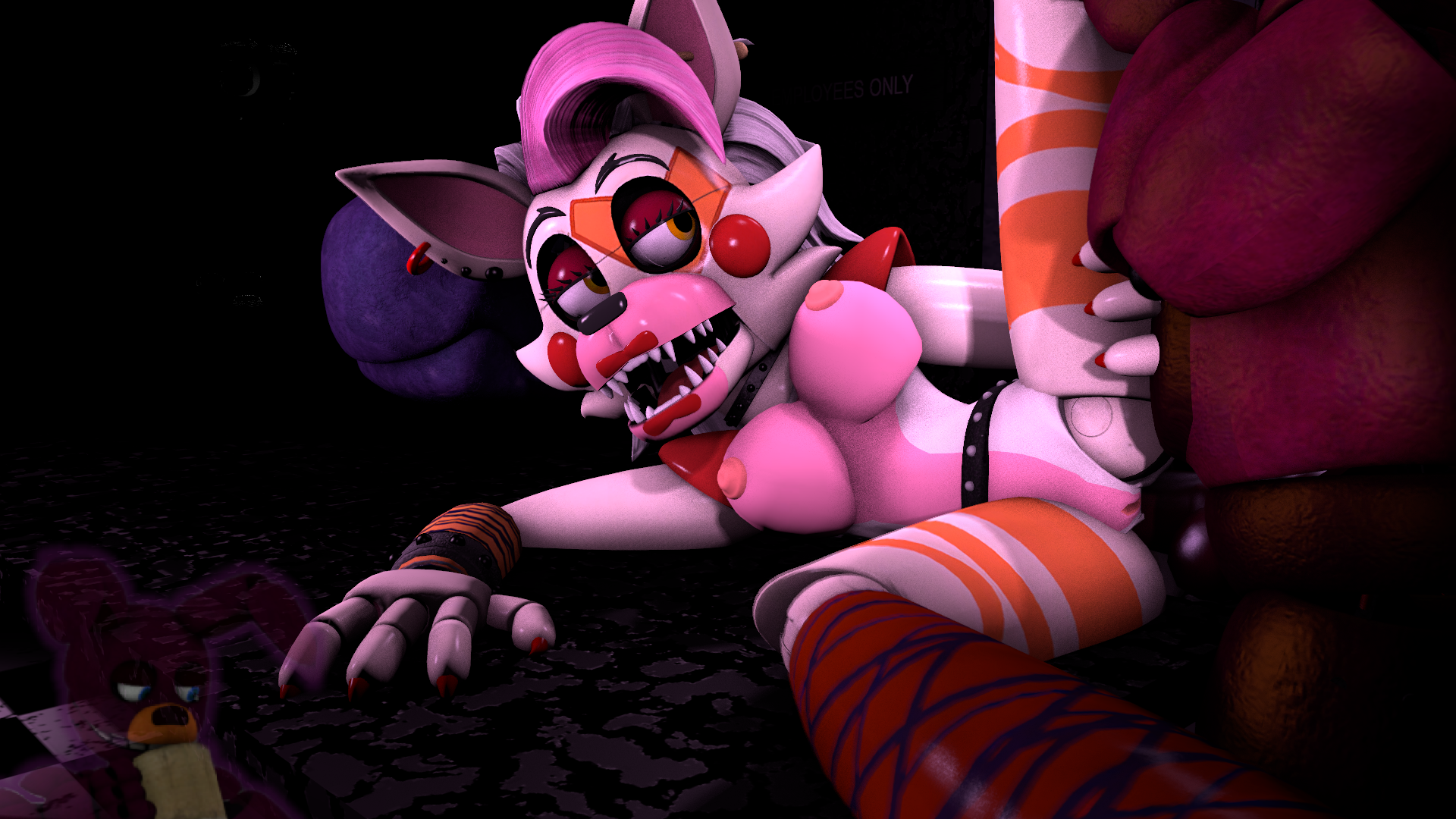 spring bonnie (<b>fnaf</b>), 1boy, 1boy1girl, 1girls, anal, anal insertion, anal p...