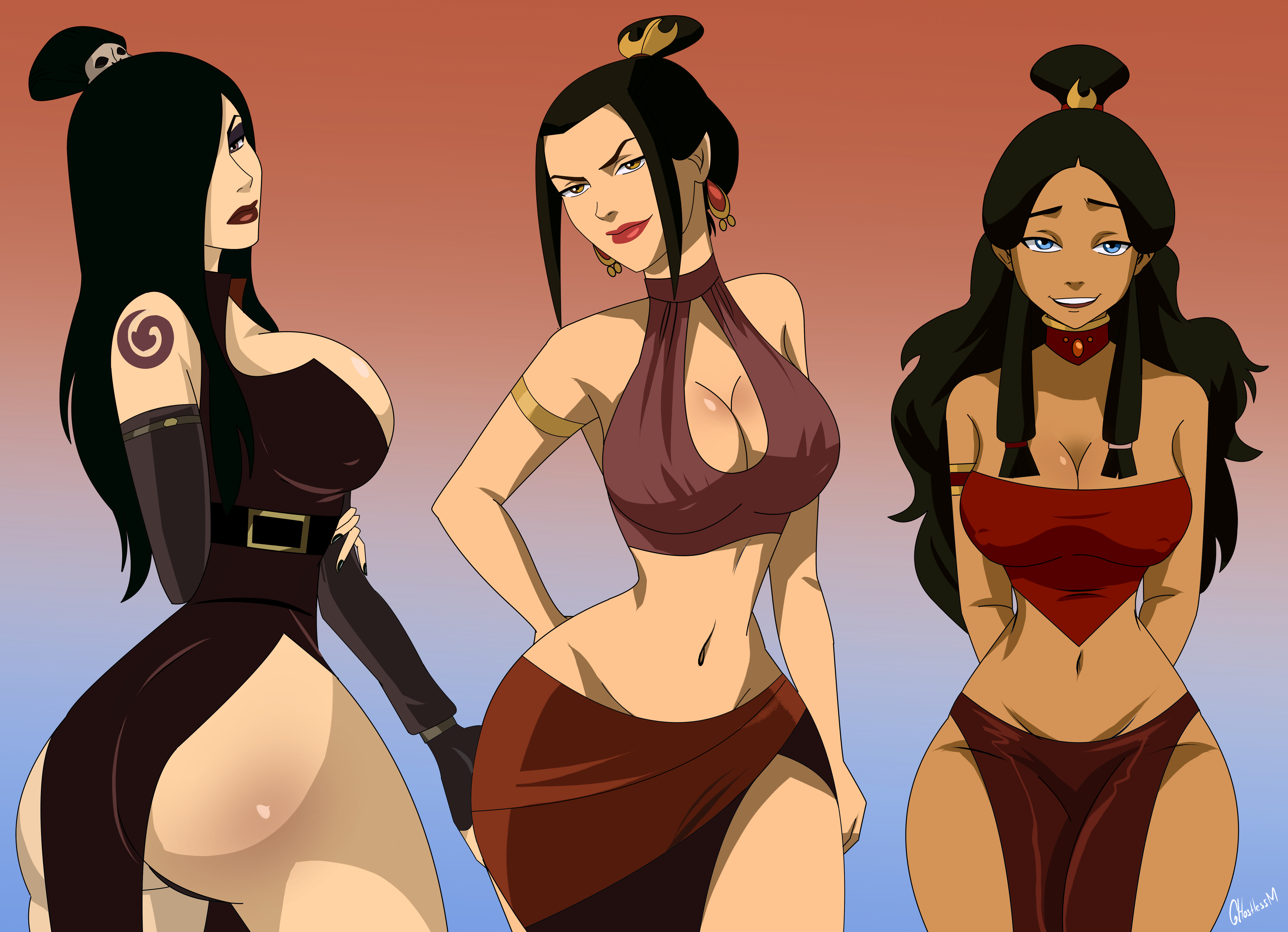 Rule34 - If it exists, there is porn of it / azula, june (avatar), katara /  5744543