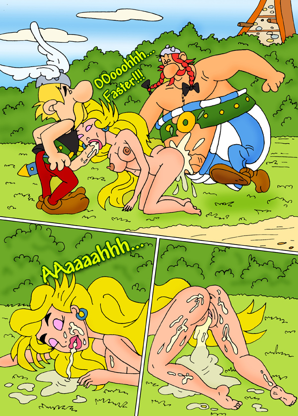 asterix, obelix, panacea, asterix and obelix, cartoonvalley.com, comic.
