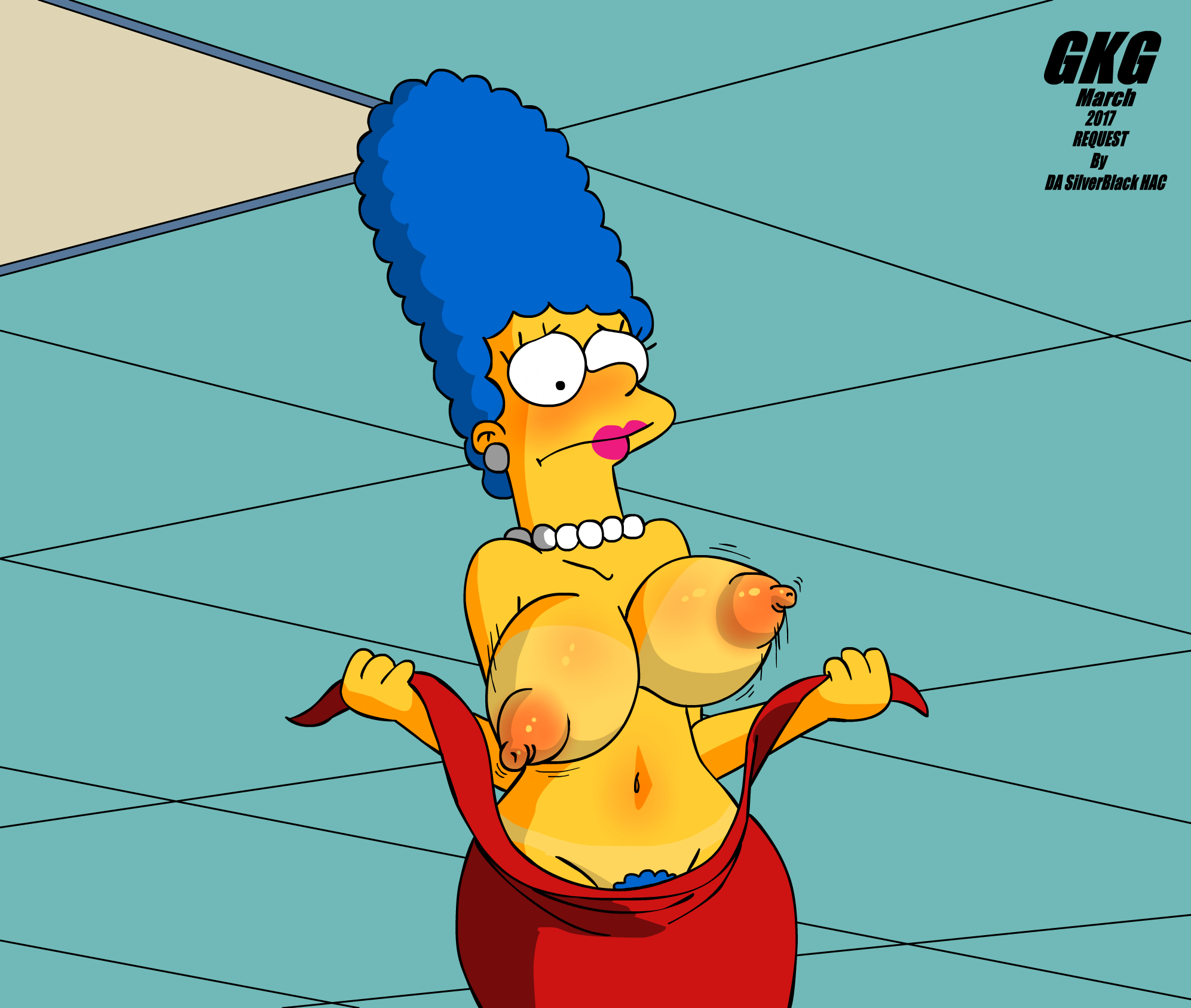 gkg, the simpsons, big breasts, huge breasts, large breasts, milf, pussy ha...