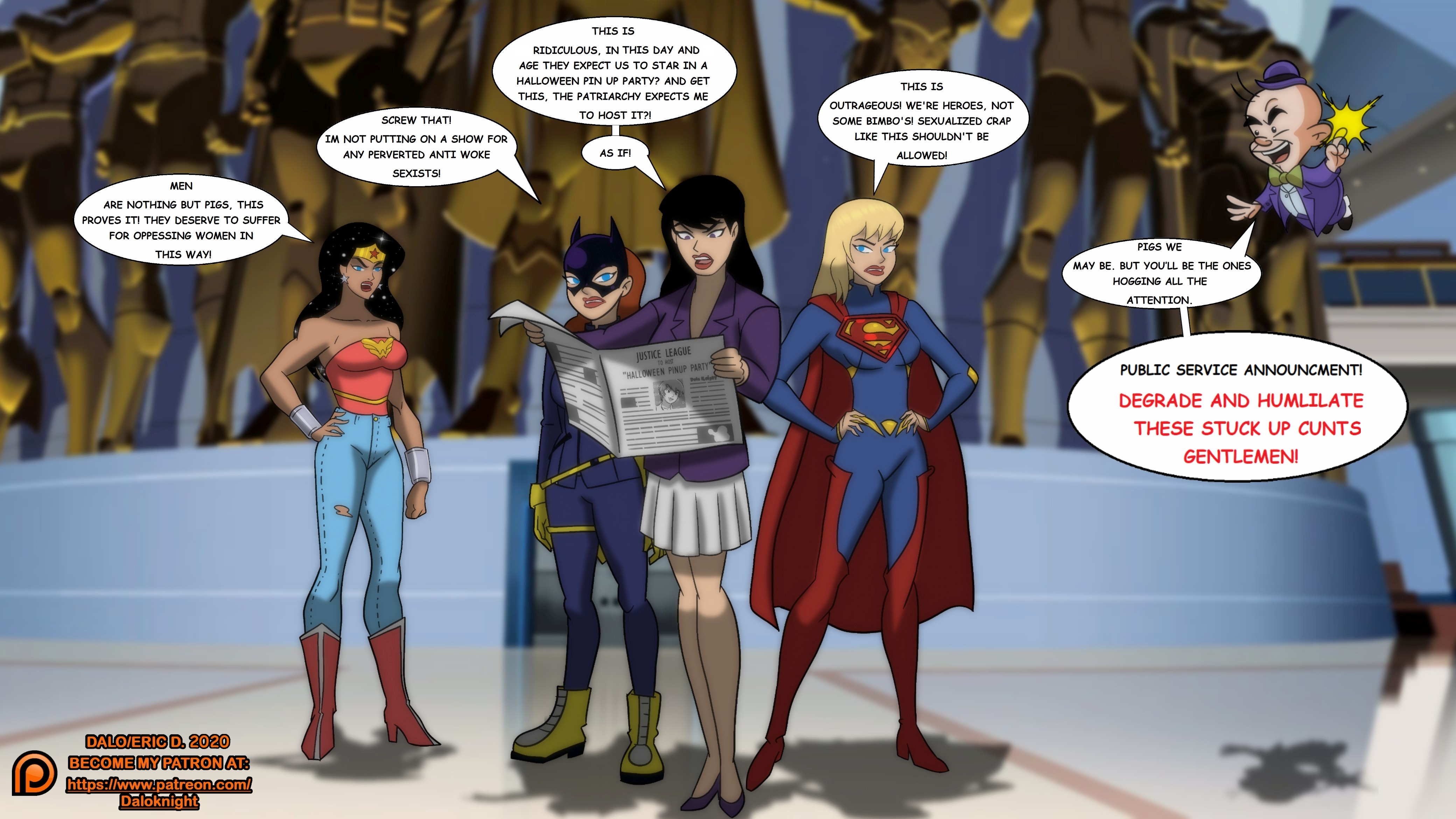 Rule34 - If it exists, there is porn of it / daloknight, batgirl, power girl,  wonder woman / 5789856