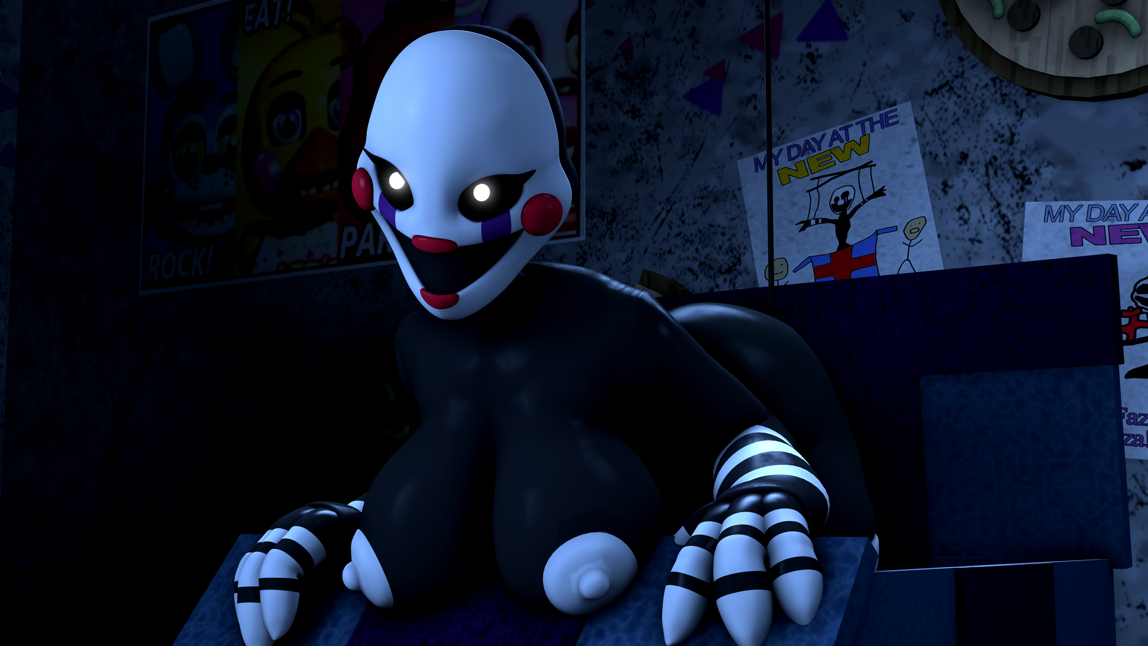 Rule34 - If it exists, there is porn of it / marionette (fnaf), puppet (fna...