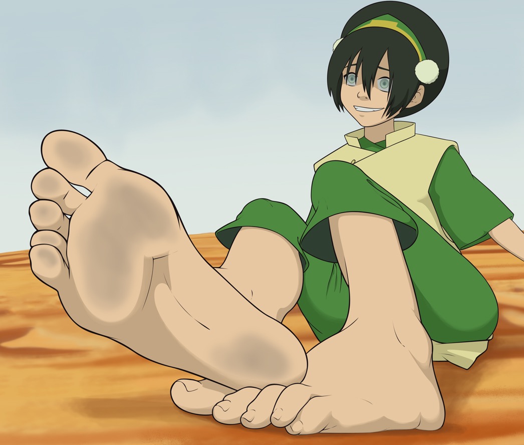 anaxus, toph bei fong, avatar the last airbender, tagme, 1girls, bare calve...
