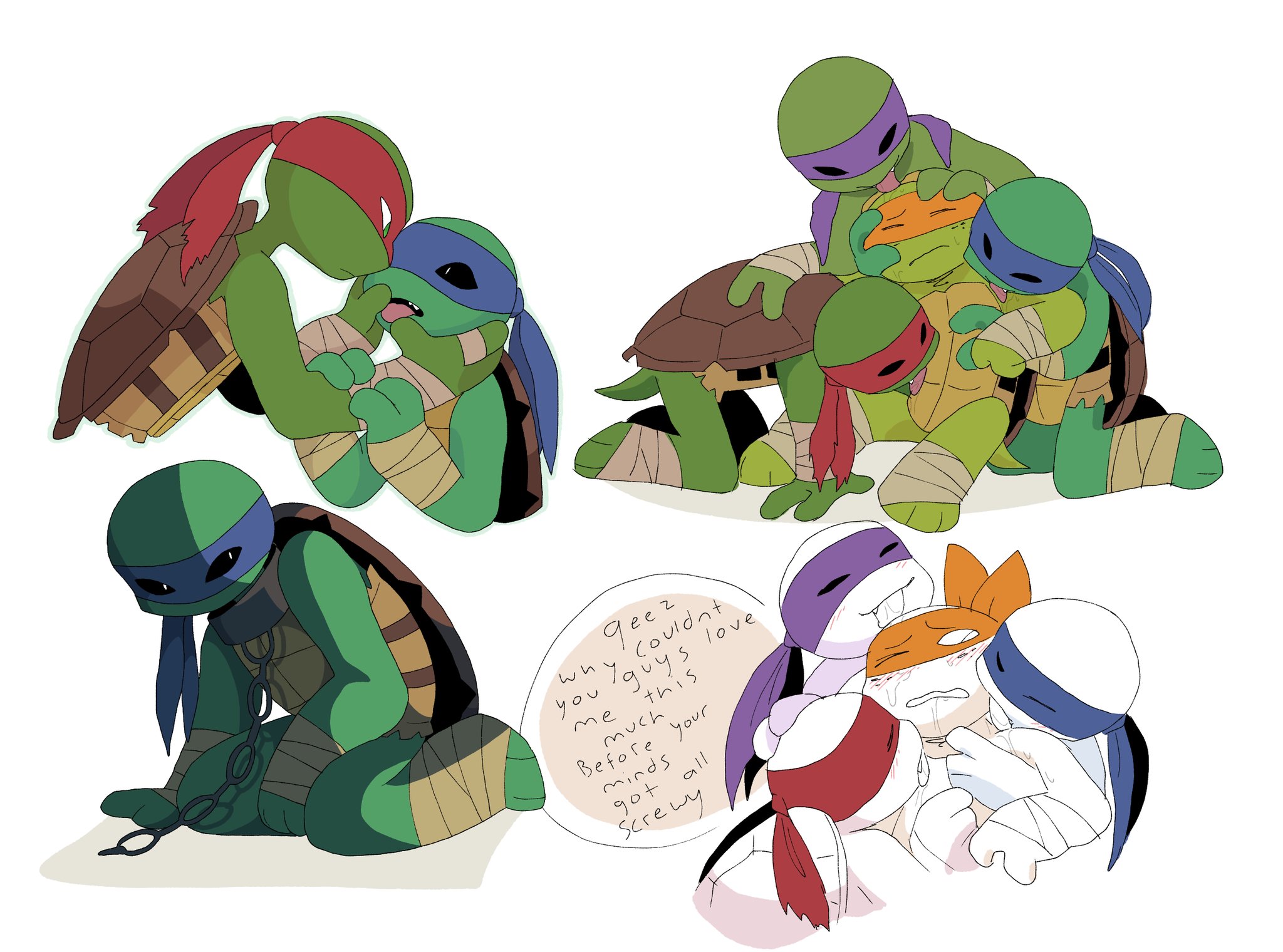Ninja turtles rule 34