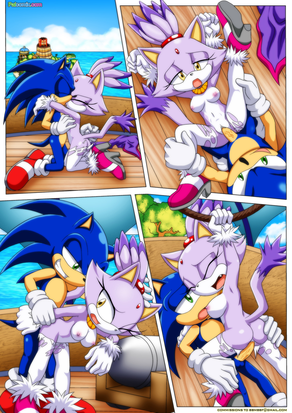 Sonic x blaze comic image