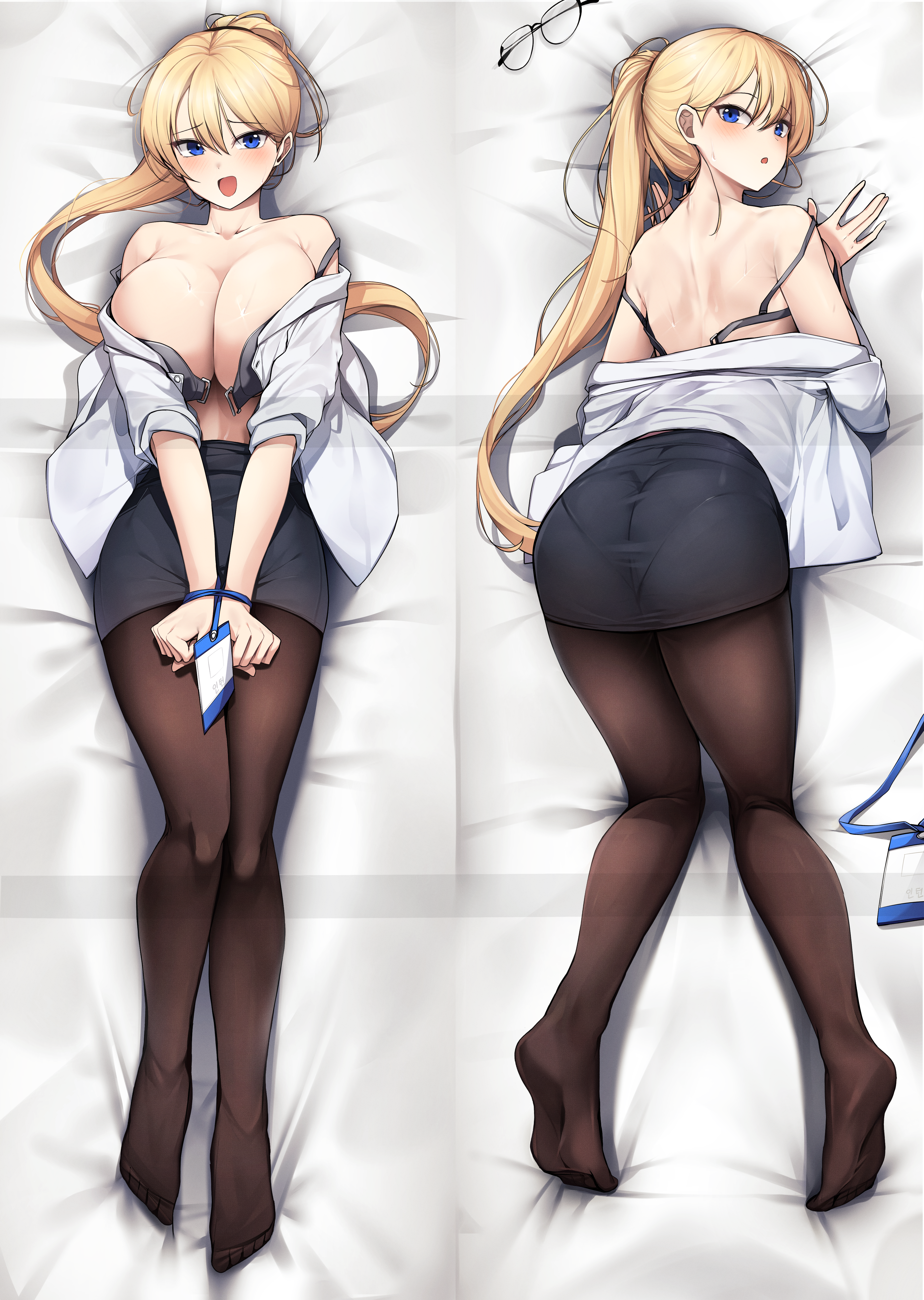 Body pillow with boobs