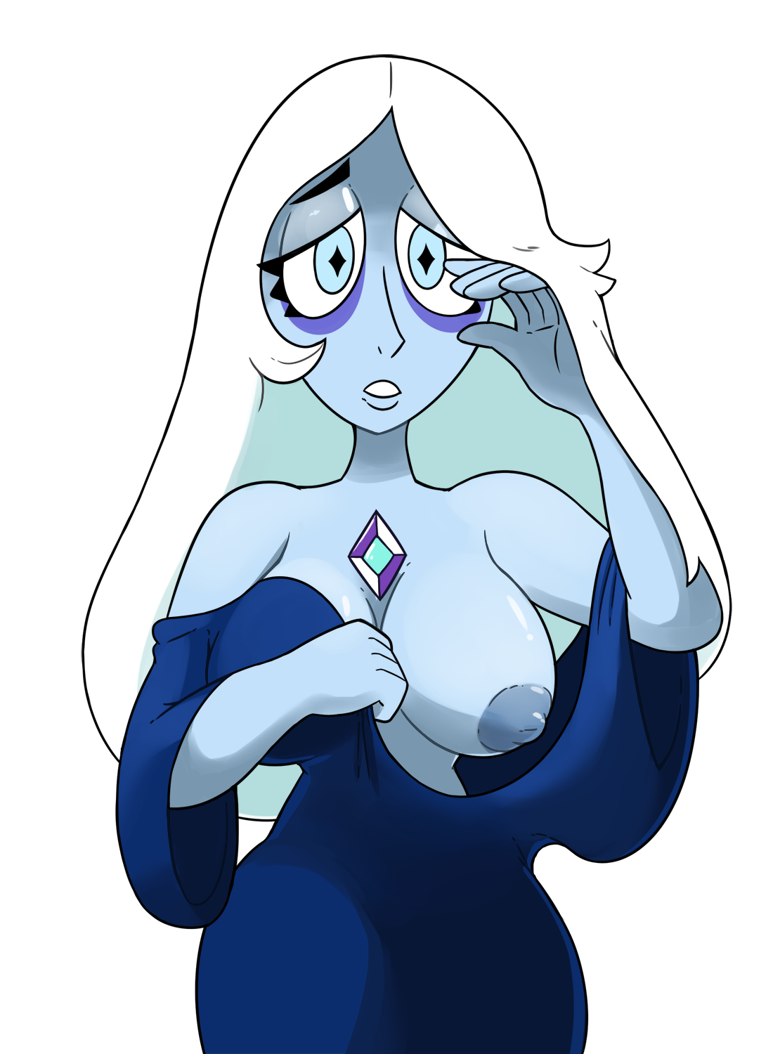blue diamond (steven universe), steven universe, tagme, breasts.