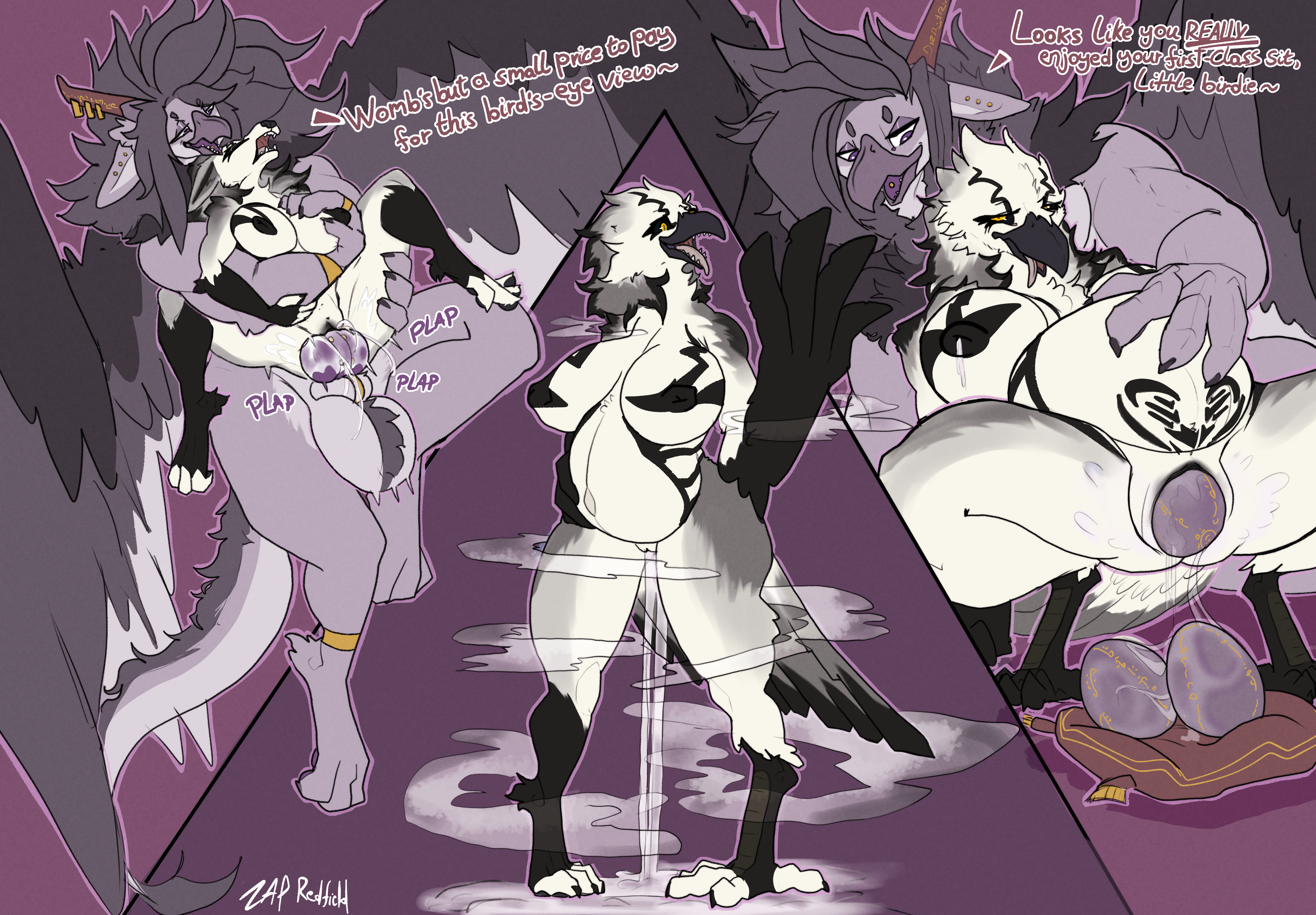 absurd_res animal_genitalia animal_penis anthro avian back_wings ball_tuft balls beak big_balls big_breasts bird bodily_fluids breast_pregnancy breast_squish breasts canid canine canis corvid crouching cum cum_in_vagina cum_inside cum_on_ground dialogue dominant dominant_male dragon duo ear_piercing egg egg_from_vagina ejaculation equine_genitalia equine_penis excessive_cum excessive_genital_fluids female fluffy flying flying_sex frenum_ladder frenum_piercing furgonomics furry-specific_piercing genital_fluids genital_piercing genitals glyphs gold_(metal) gryphon hair hand_on_belly held_by_waist hi_res horn hybrid hybrid_genitalia hybrid_penis jewelry knot knotted_equine_penis knotted_penis knotting ladder_piercing leaking_cum long_hair long_tail male male/female mammal mane multiple_piercings mythological_avian mythological_creature mythological_scalie mythology navel onomatopoeia oscine oviposition passerine penetration penis penis_piercing piercing pillow plap pregnant pregnant_female rahim_(zap_redfield) ring scalie sex sheath sheath_piercing size_difference smoke sound_effects species_transformation spread_wings squish tail text tongue tongue_piercing transformation transformation_through_sex tuft unusual_pregnancy vaginal_penetration winged_arms wings wolf womb_tattoo