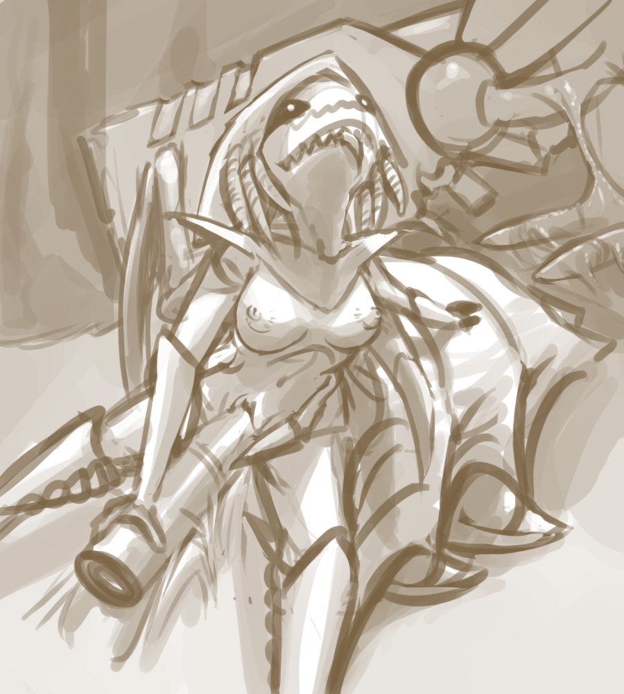 emikochan, zerg, starcraft, tagme, queen, 