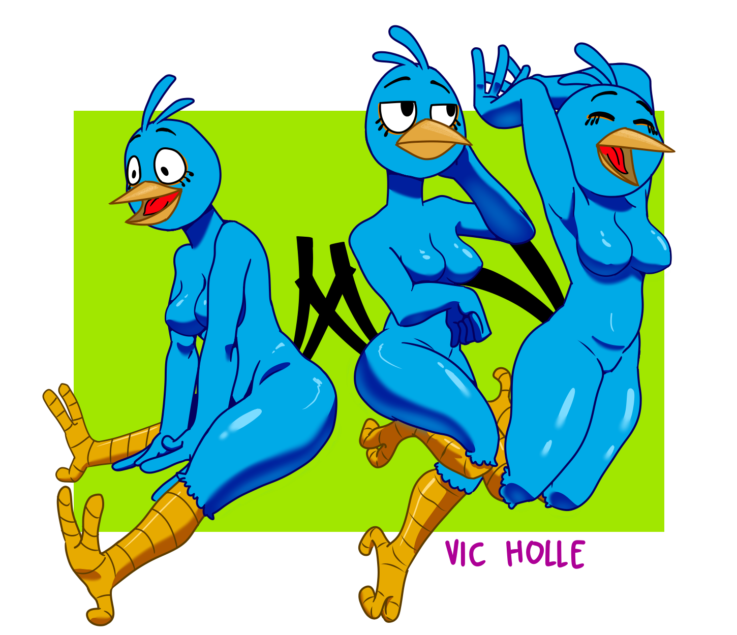 Blue bird porn