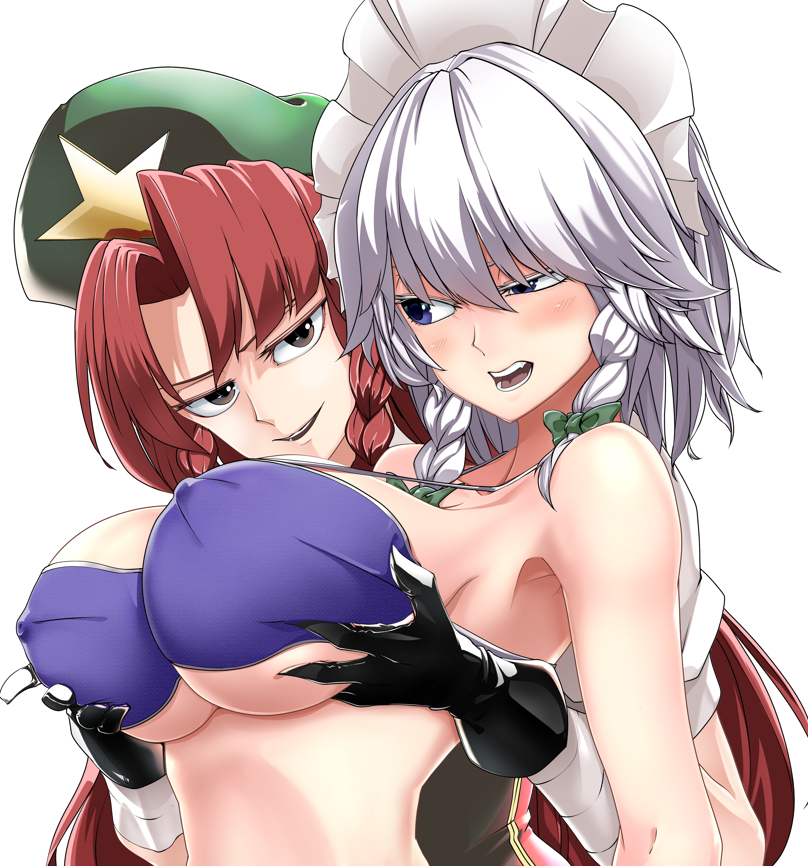 Rule34 - If it exists, there is porn of it  hong meiling, sakuya izayoi   4498564