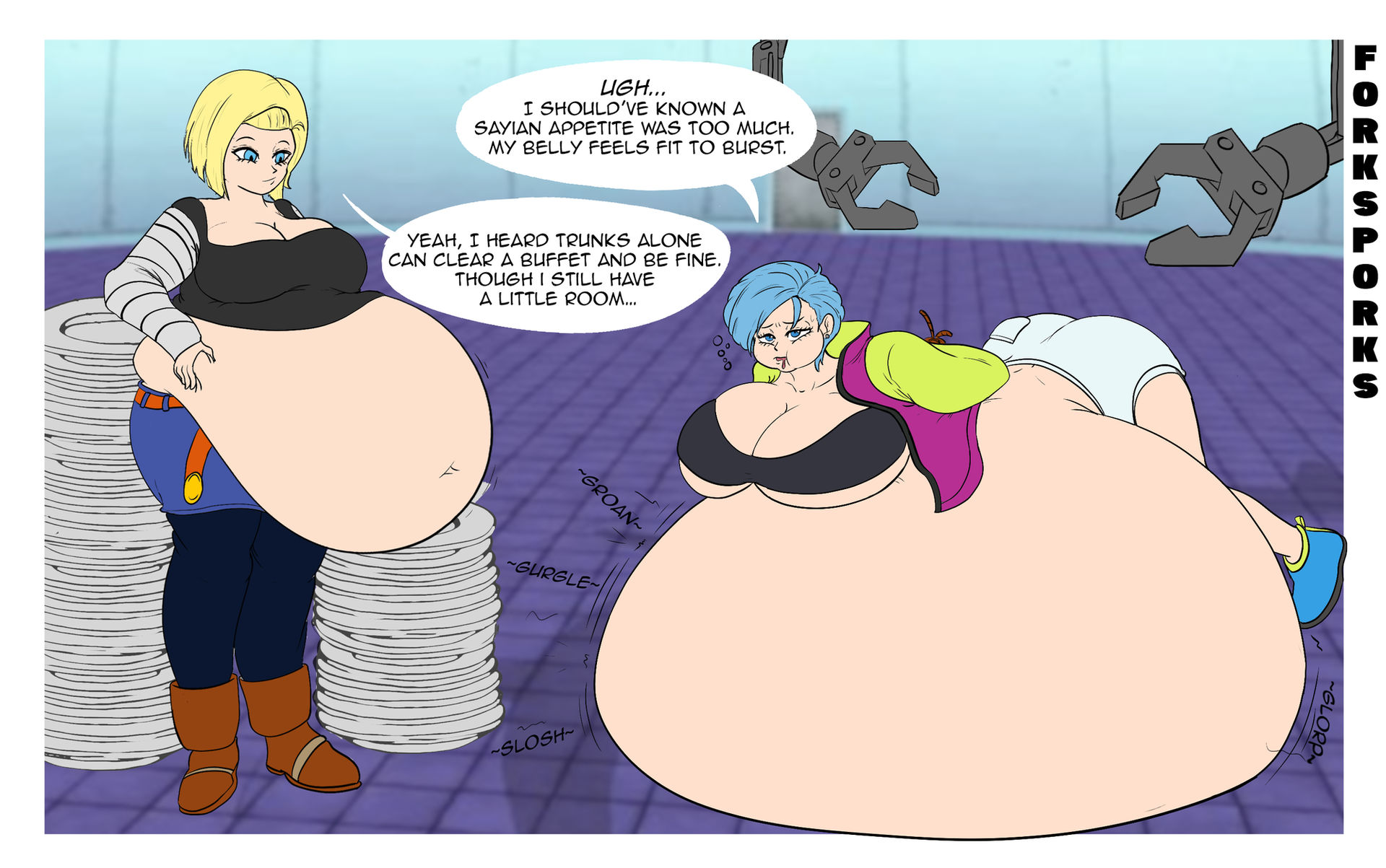 Rule34 - If it exists, there is porn of it  android 18, bulma briefs   5560333