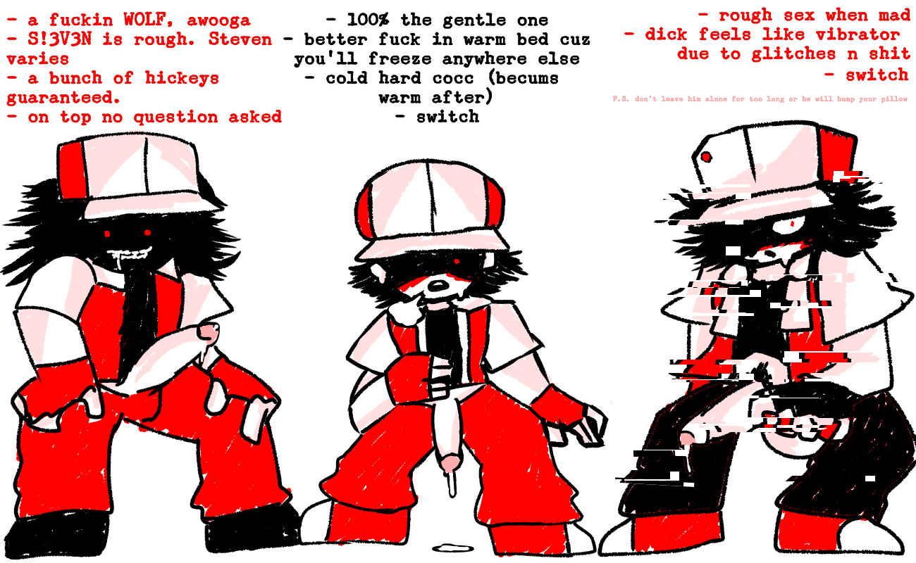 Creepypasta glitchy red