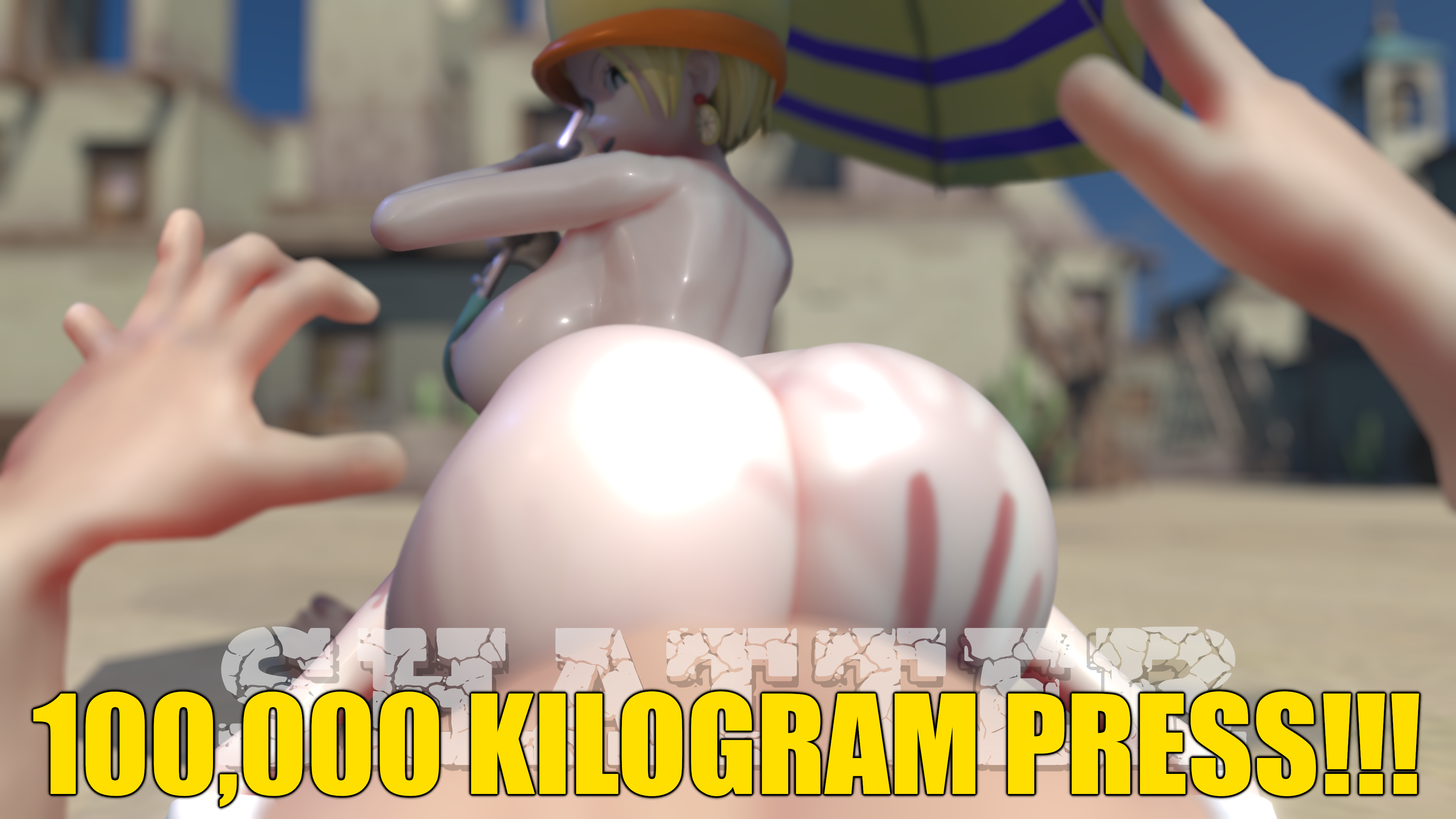 3d ambiguous_penetration ass broken_pelvis english_text female huge_ass male mikita_(one_piece) miss_valentine nude one_piece pov rochestedorm self_upload subtitled tagme umbrella yellow_hair