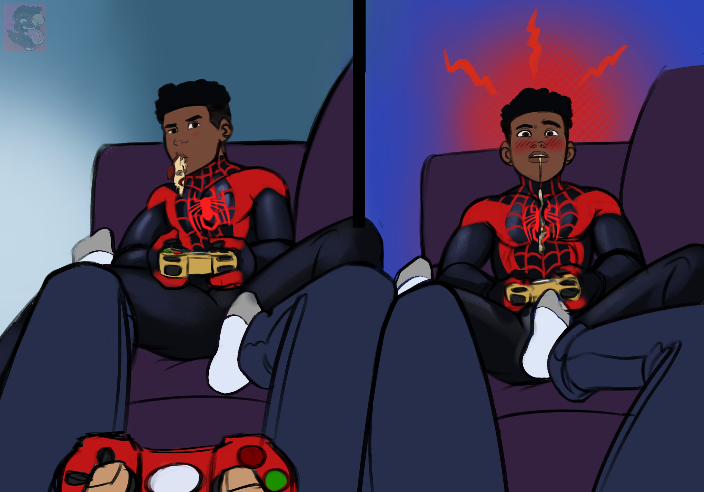 Rule34 - If it exists, there is porn of it  ganke lee, miles morales,  spider-man  3824288